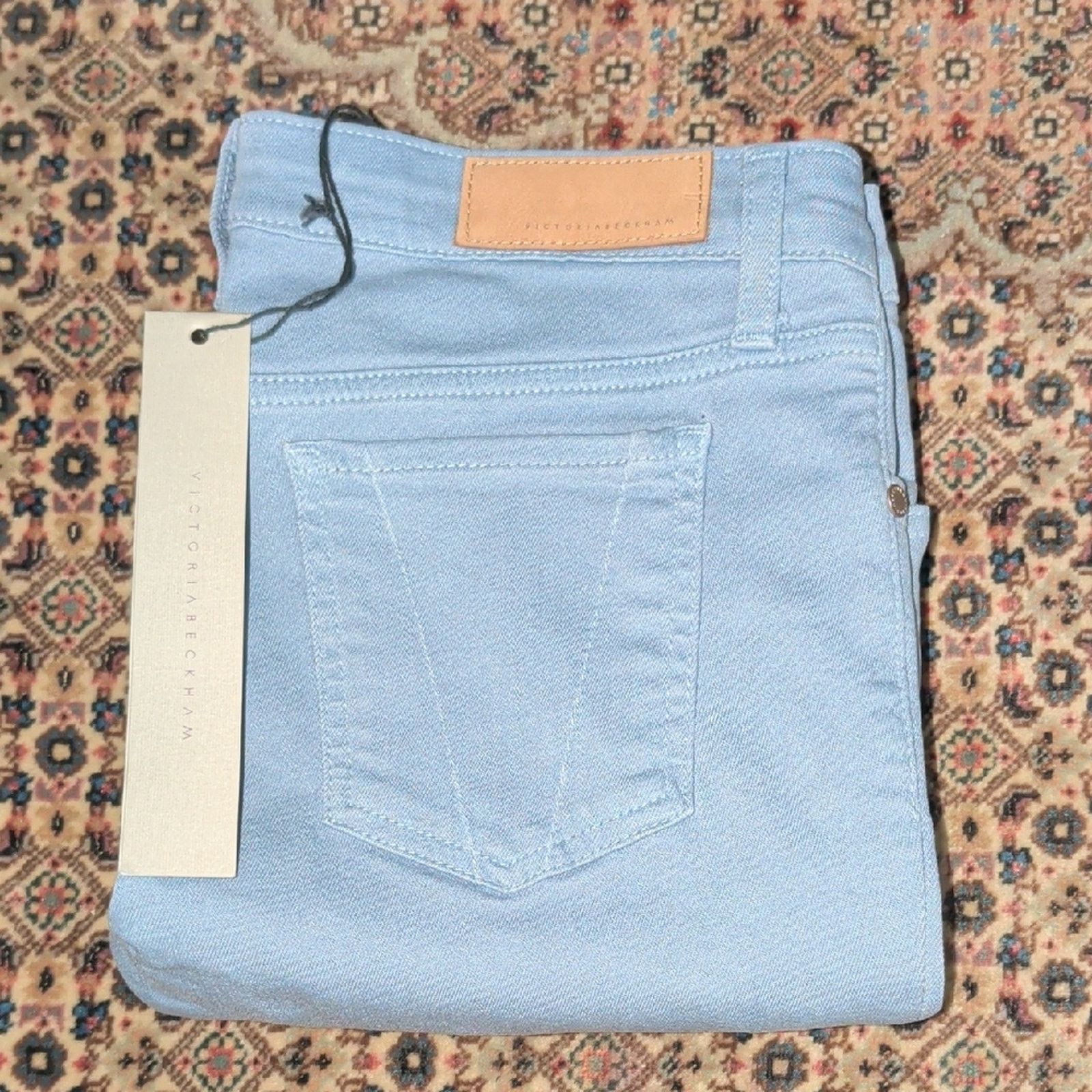 Victoria Beckham Victoria Beckham Sky Blue Denim Women's Jeans Size 26 Size 26" / US 2 / IT 38 - 1 Thumbnail