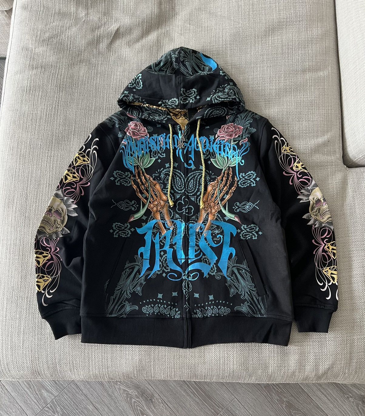 Christian Audigier × Ed Hardy × Vintage Vintage Deadstock 💥 Reversable Christian Audigier Y2K RARE Size US L / EU 52-54 / 3 - 1 Thumbnail