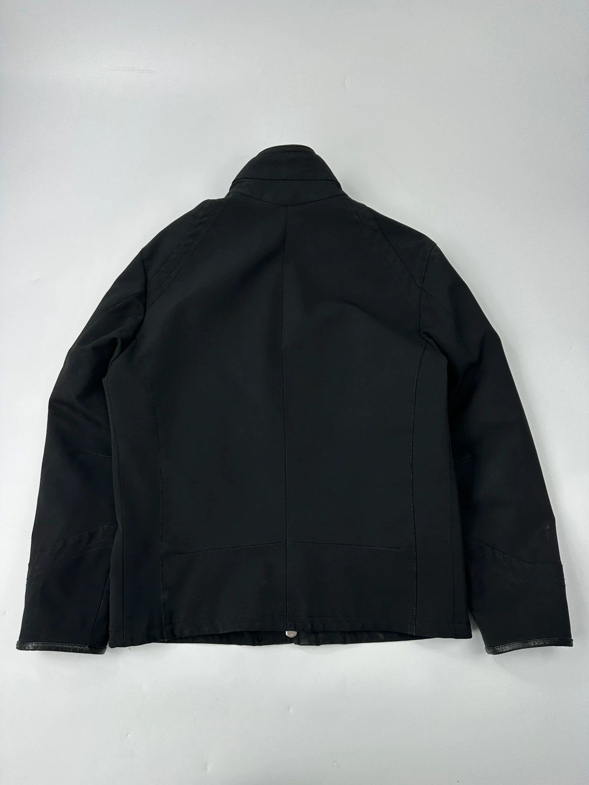 Versace Versace Early 00’s Black 4 Pockets High Collar Bomber Jacket Size US M / EU 48-50 / 2 - 6 Thumbnail
