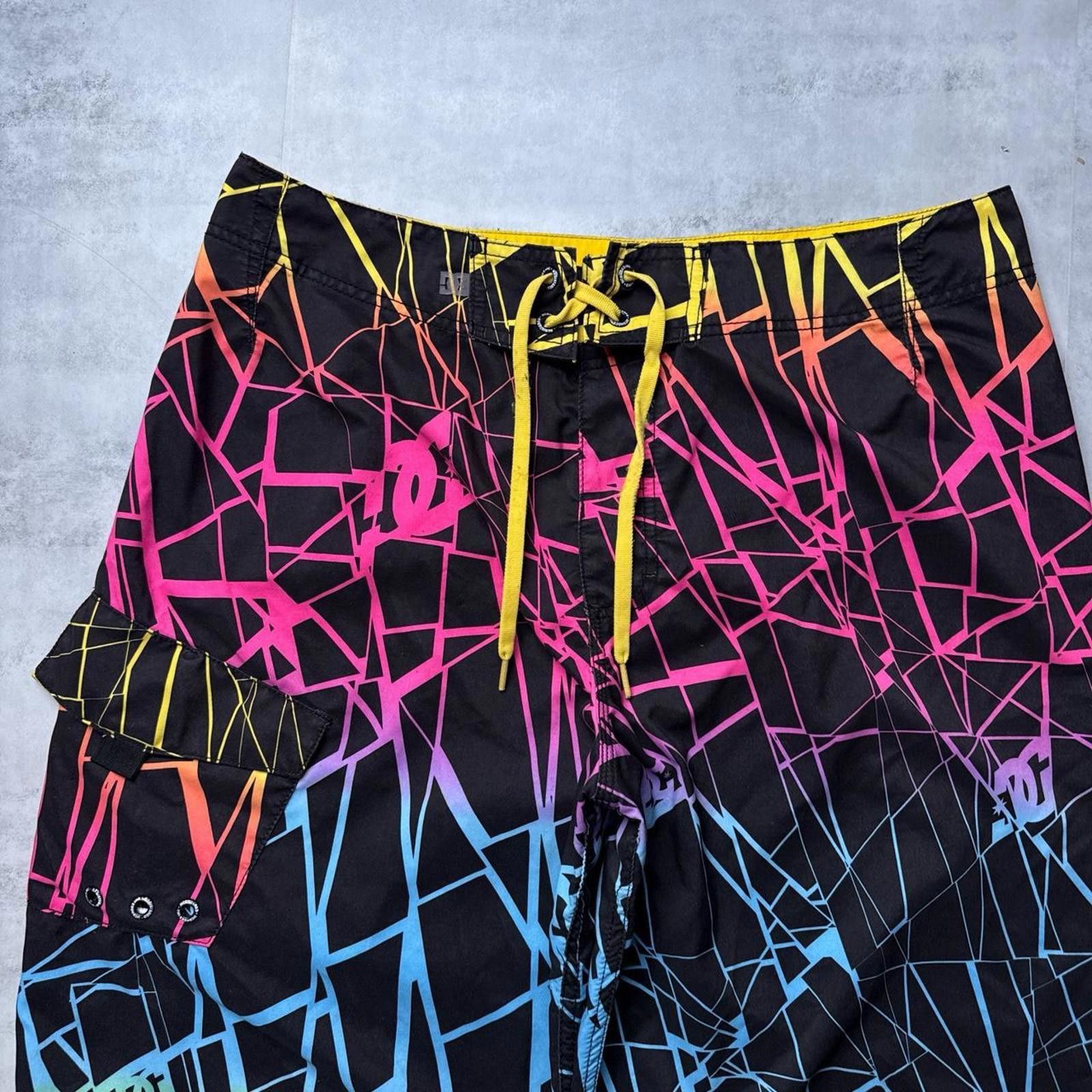 Other Y2K DC Shoes Surf 00s Board Swim Shorts Size US 36 / EU 52 - 6 Thumbnail