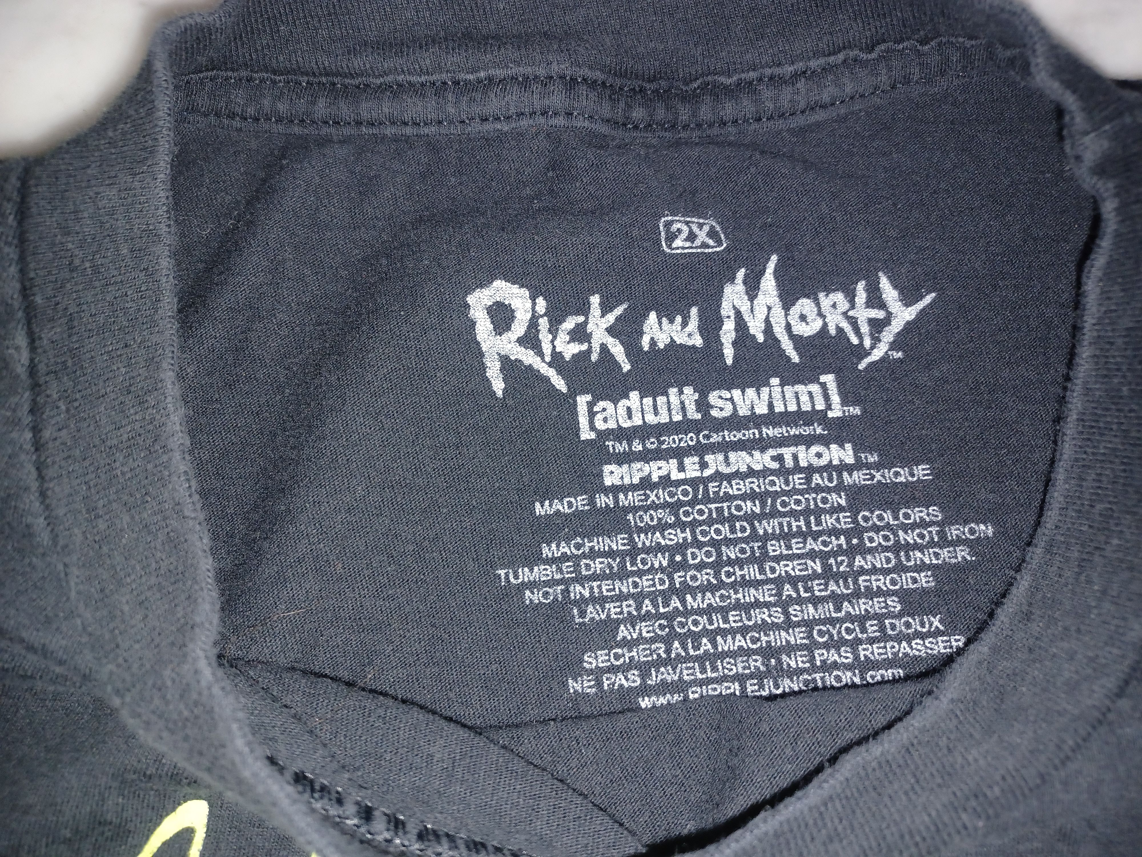 Other Rick and Morty Men's Graphic Tee 2X Black Size US XXL / EU 58 / 5 - 3 Thumbnail
