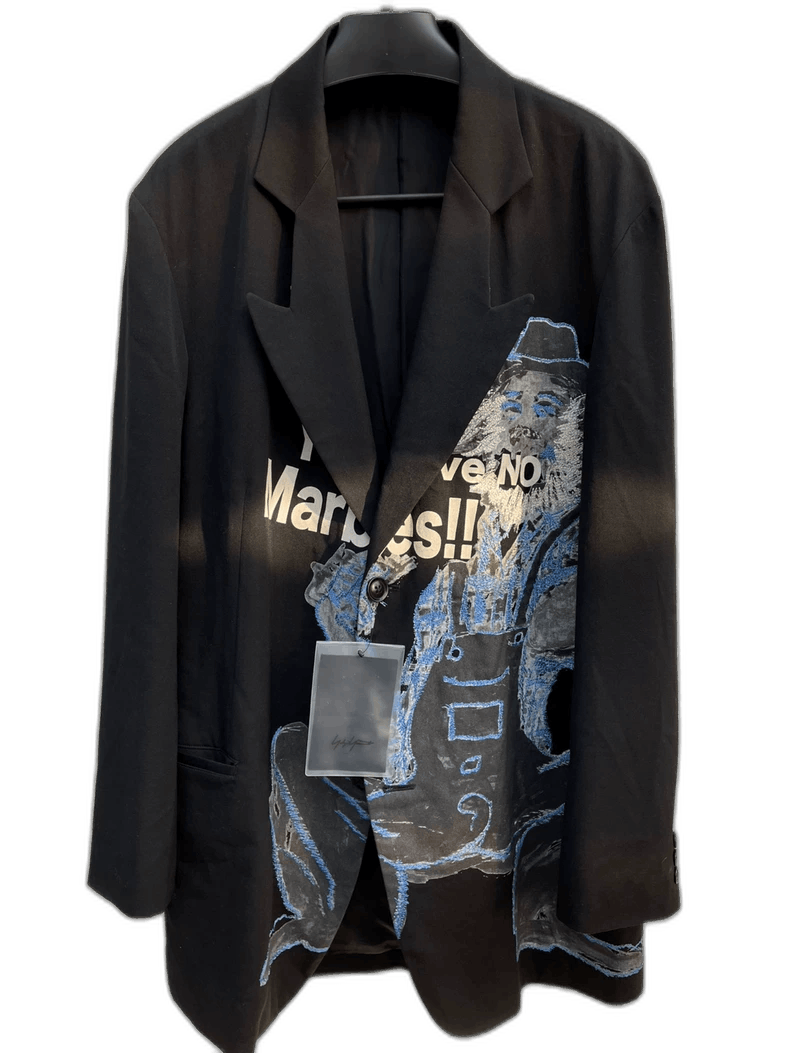Yohji Yamamoto yohji yamamoto artistic black blazer coat Size US M / EU 48-50 / 2 - 1 Thumbnail