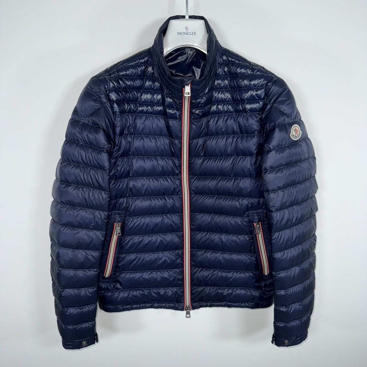 Moncler Moncler Daniel Men’s Down Puffer Jacket Size 1 (XS/S) Blue Size US S / EU 44-46 / 1 - 1 Thumbnail