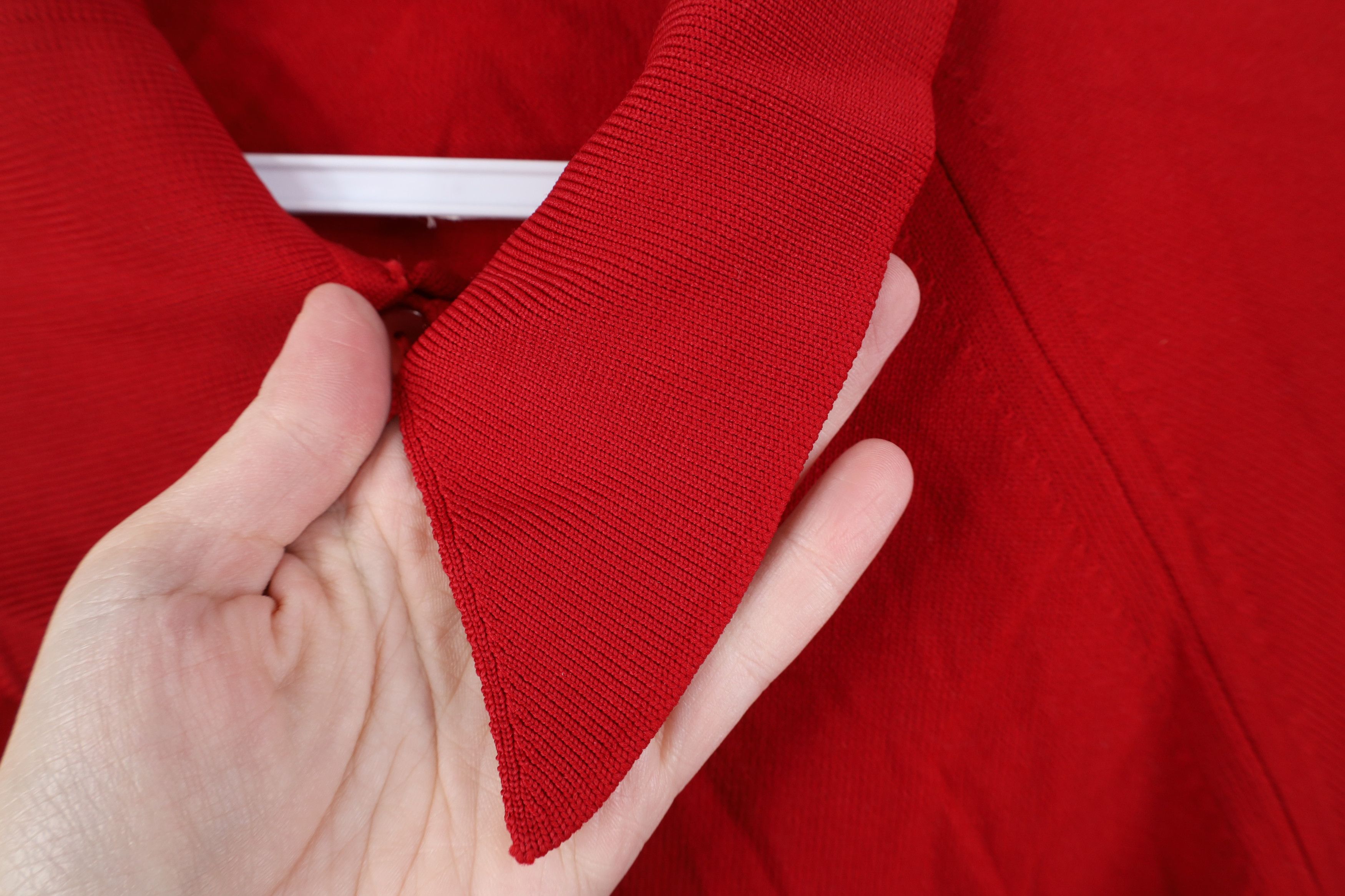 Vintage Vintage 50s 60s Streetwear Knit Collared Pullover Polo Red Size US L / EU 52-54 / 3 - 9 Thumbnail