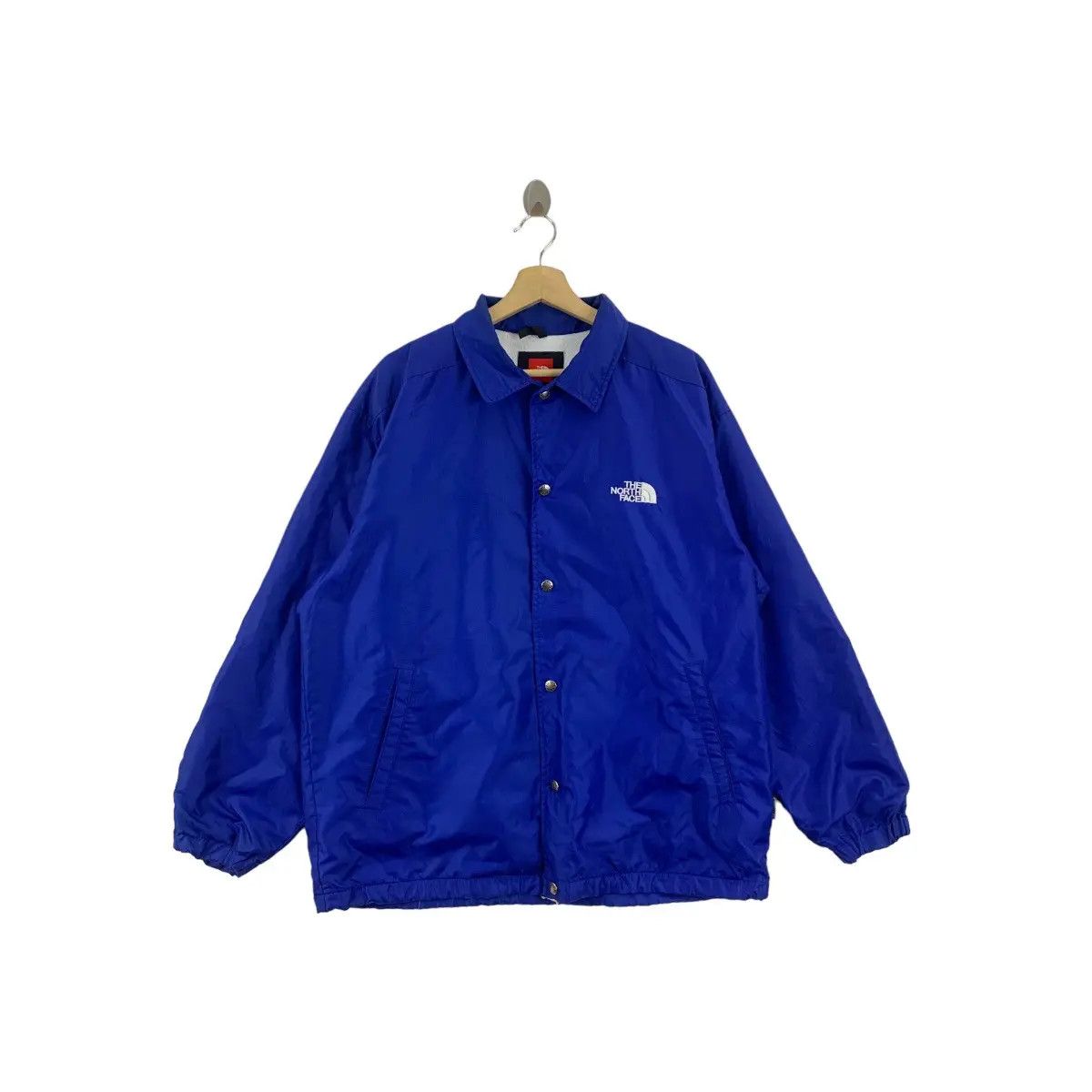 The North Face Vtg THE NORTH FACE x ROCK SOLID Nylon Coach Jacket Snap Size US L / EU 52-54 / 3 - 1 Thumbnail