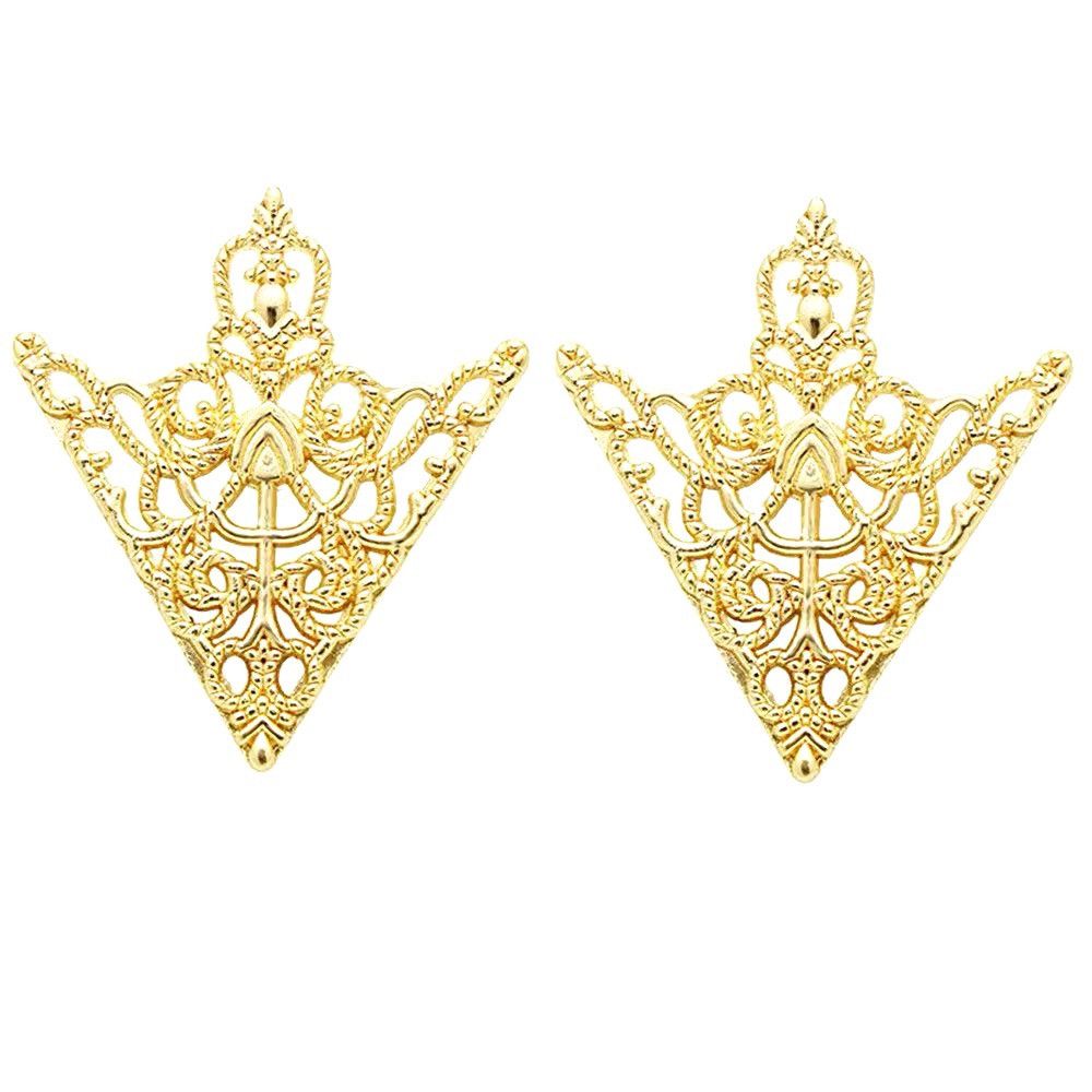 Other Gold Triangle Shirt Collar Brooches Size ONE SIZE - 3 Thumbnail