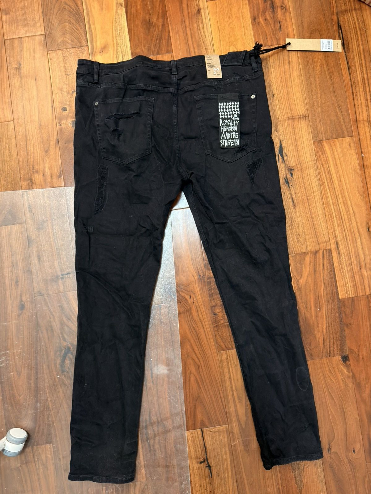 Ksubi Ksubi Chitch Boneyard Ripped Slim Fit Stretch Denim Jeans Size US 40 / EU 56 - 3 Thumbnail