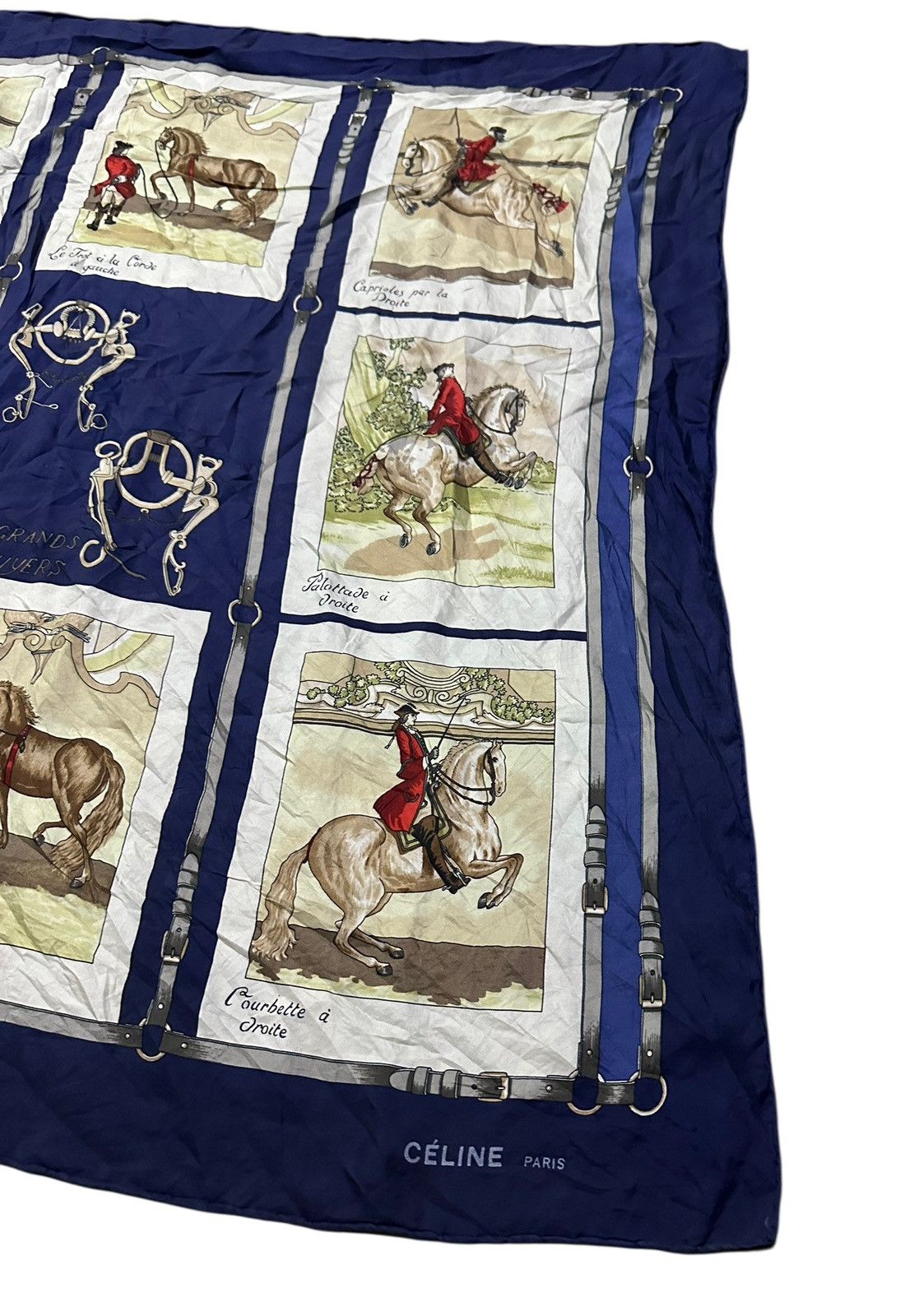 Celine CÉLINE, “Les Grands Ecuyers”, a silk scarf Size ONE SIZE - 2 Thumbnail