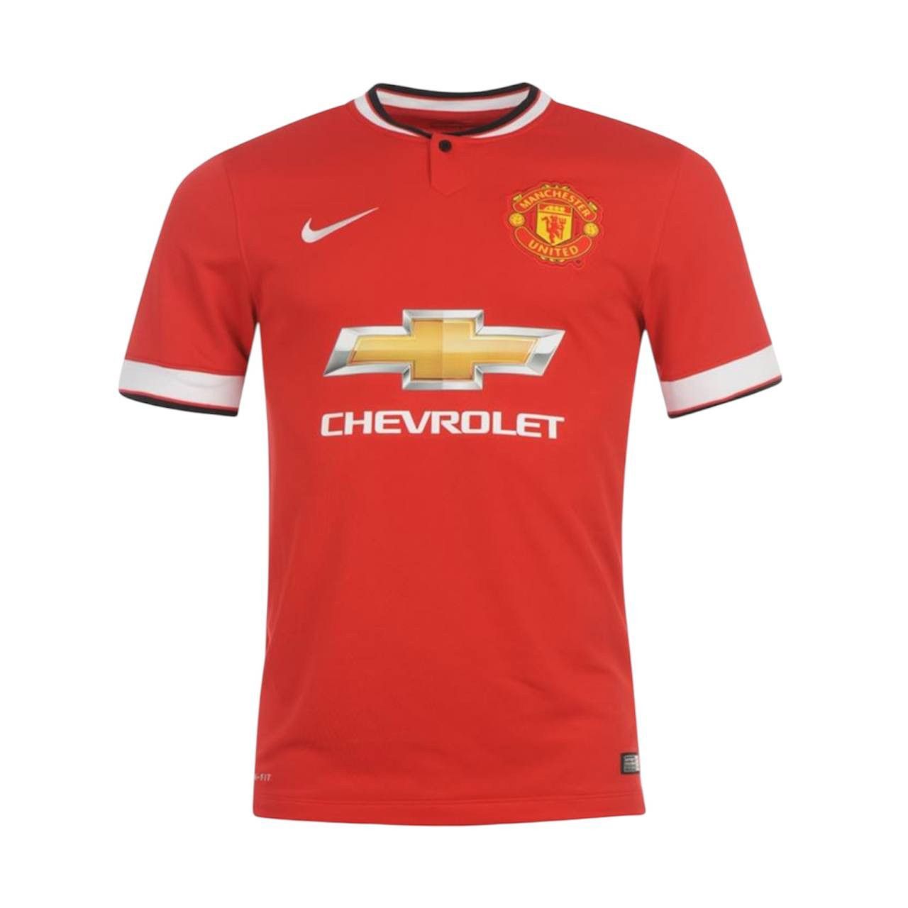 Nike 2014/15 MANCHESTER UNITED HOME SOCCER JERSEY FOOTBALL SHIRT Size US L / EU 52-54 / 3 - 1 Thumbnail
