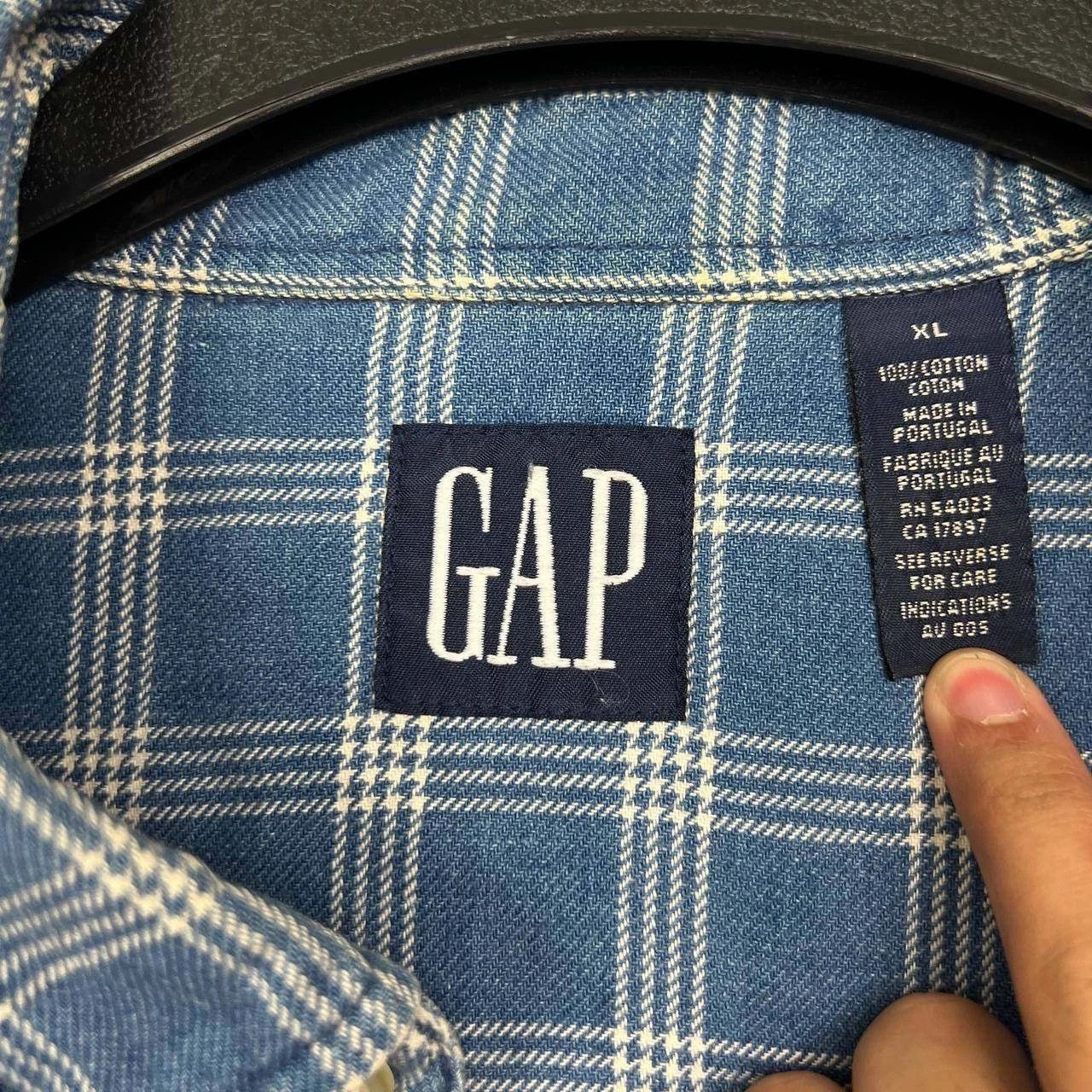 Gap Gap Button Down Shirt Men Flannel Plaid Cotton XL Size US XL / EU 56 / 4 - 6 Thumbnail