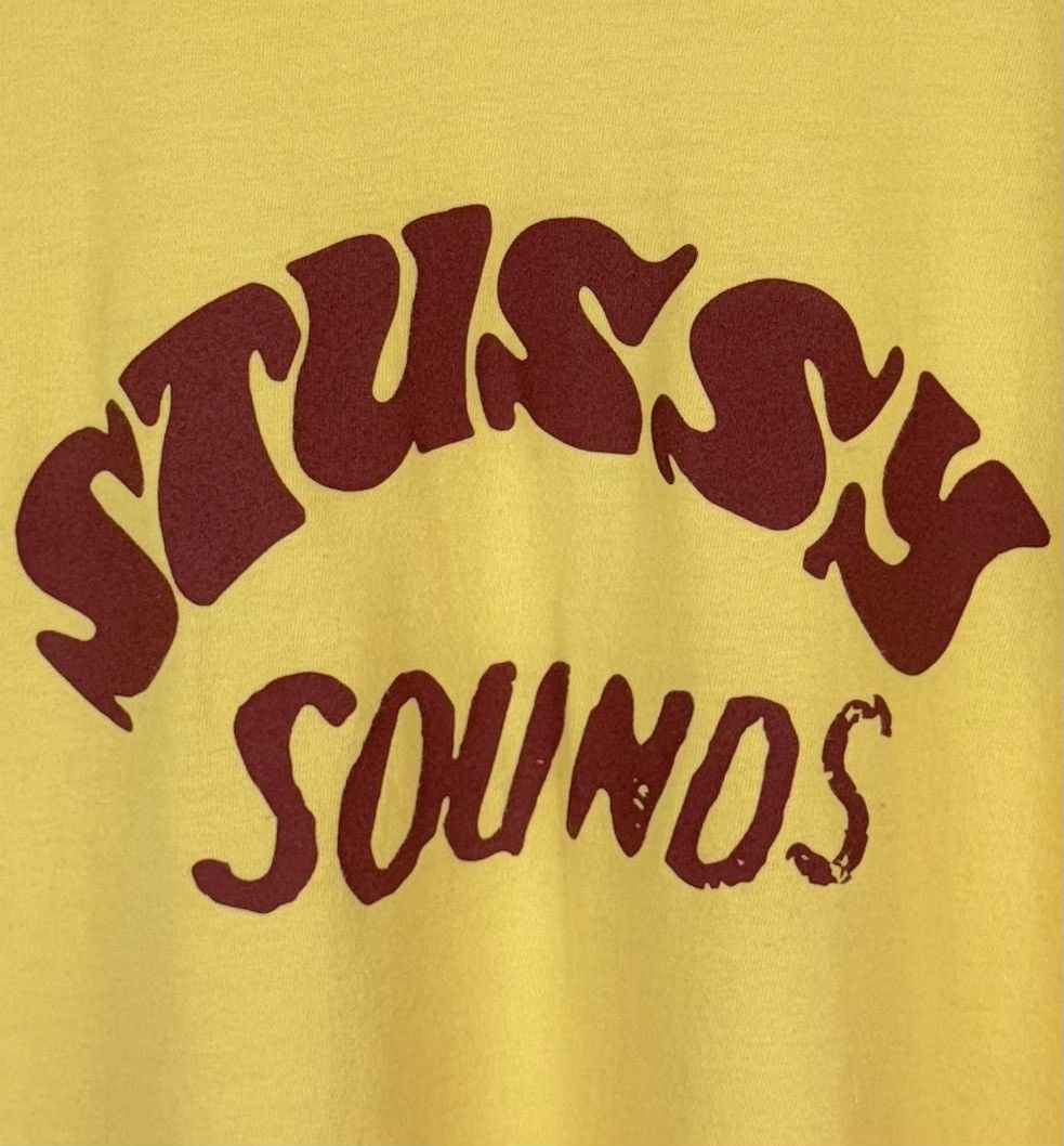 Stussy Stussy Sounds Crew Neck Short Sleeve T-shirt Yellow Too Logo Size US M / EU 48-50 / 2 - 2 Thumbnail