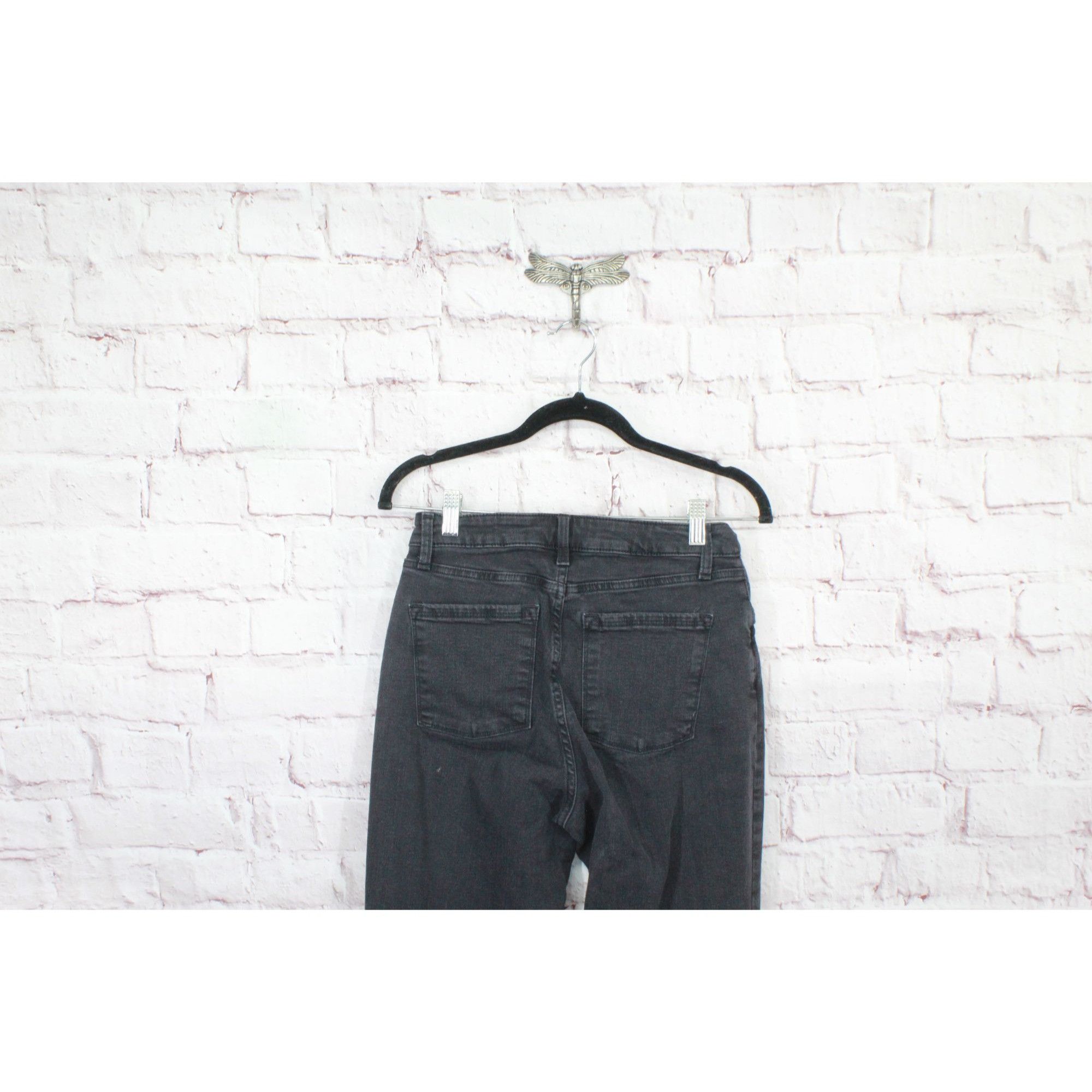 L.L. Bean LL Bean True Shape Jeans High Rise Straight Leg Faded Size 28" / US 6 / IT 42 - 4 Thumbnail