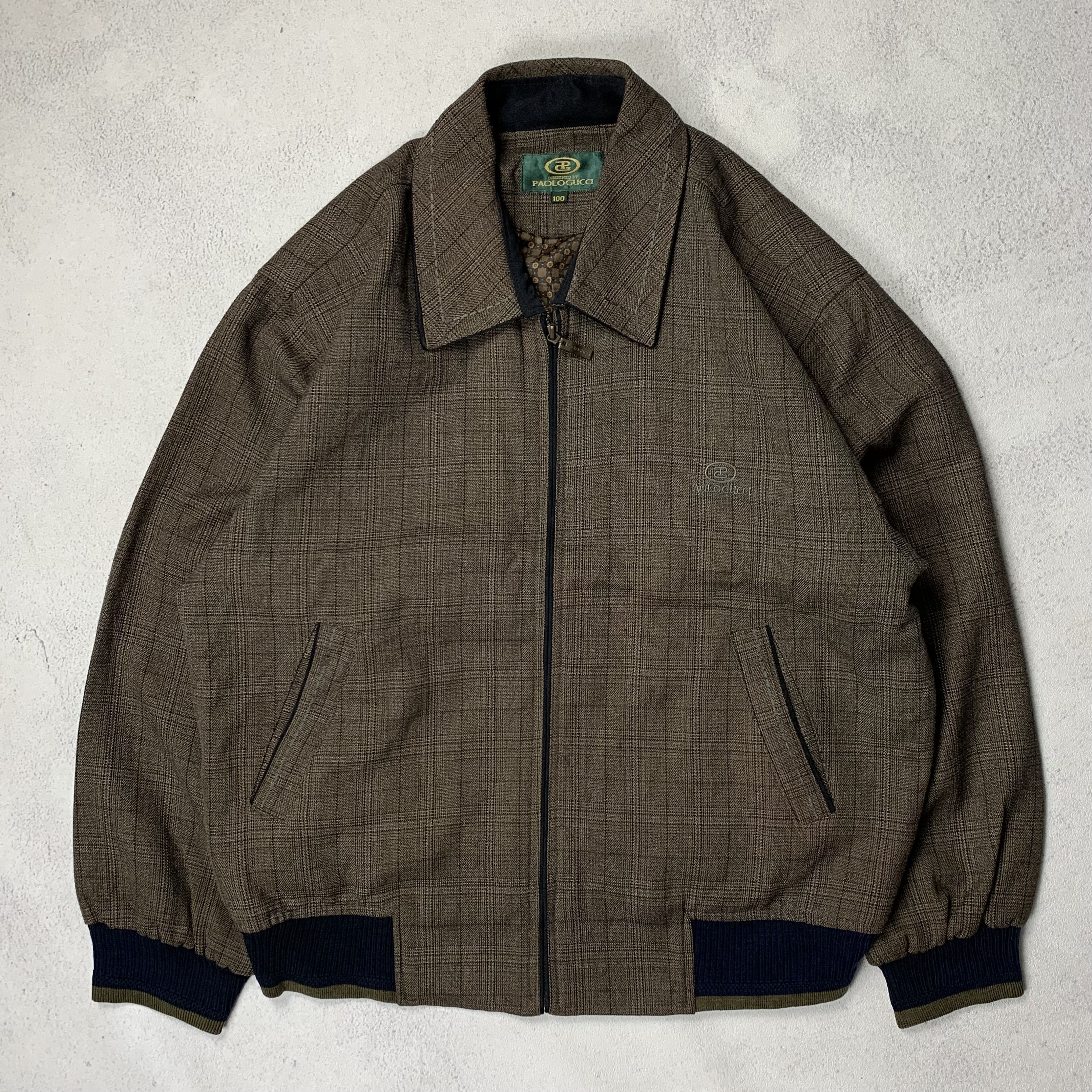 image of Vintage 90's Paolo Gucci Jacket in Brown, Men's (Size Large)