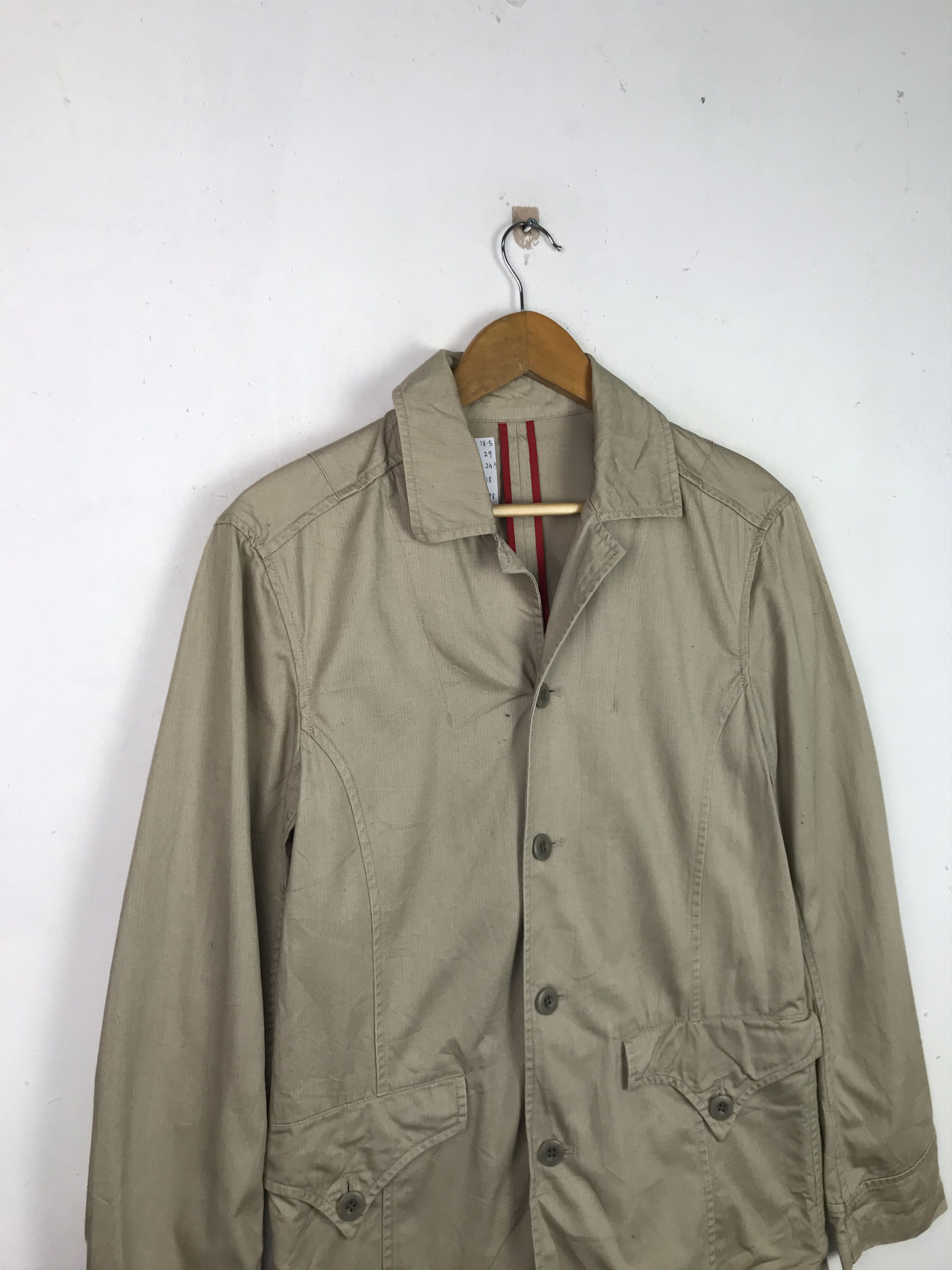 Issey Miyake × Japanese Brand Vintage Issey miyake 291295 Homme Full Button Jacket Size US S / EU 44-46 / 1 - 7 Thumbnail