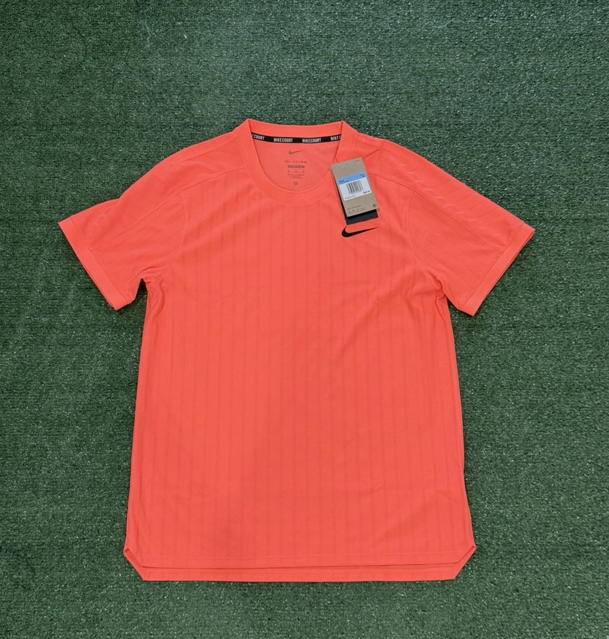 Nike Nike Court Dri-FIT ADV Tennis Slam T-Shirt - Bright Mango Size US M / EU 48-50 / 2 - 1 Thumbnail