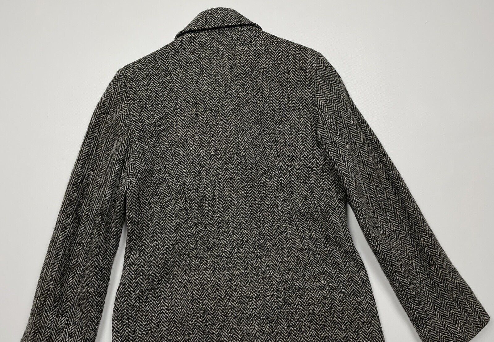 Dolce & Gabbana Dolce & Gabbana Womens Herringbone Tweed Wool Coat Jacket Size XS / US 0-2 / IT 36-38 - 15 Thumbnail