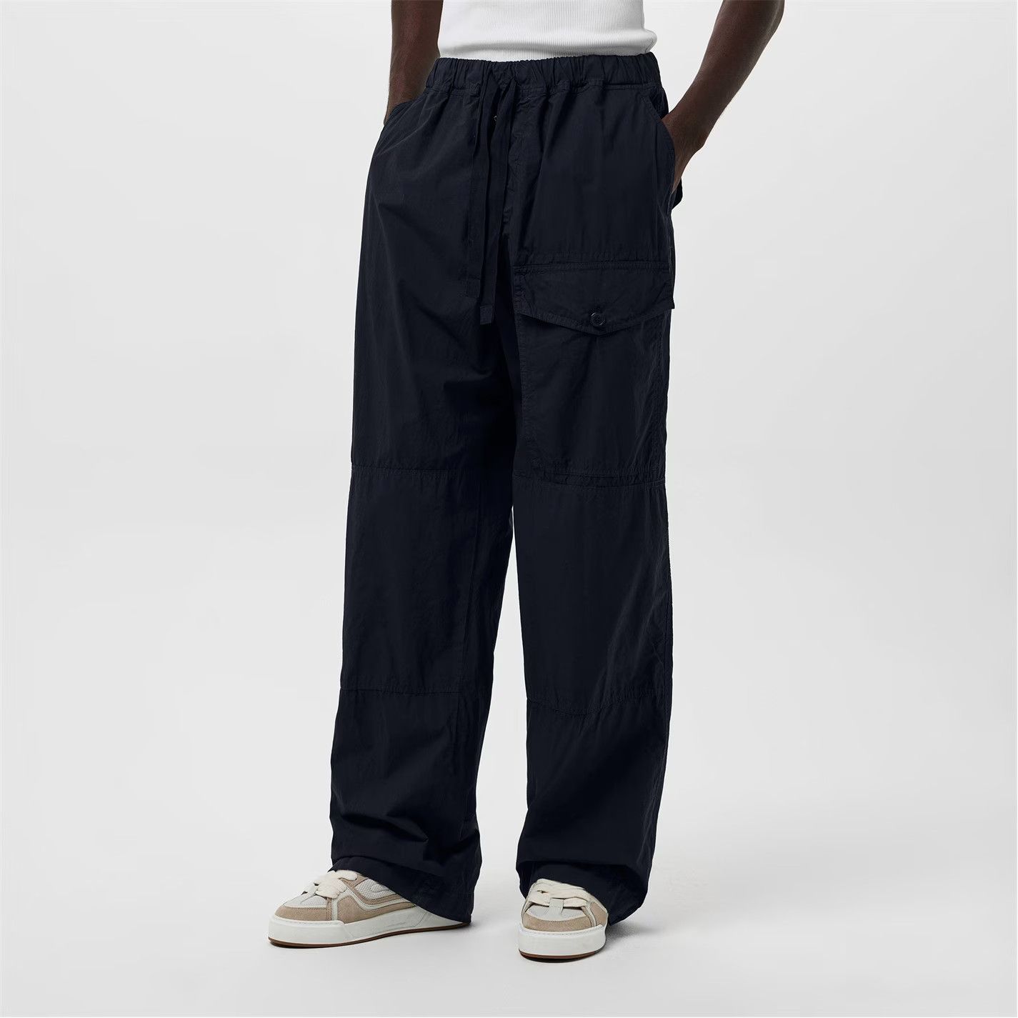 Dries Van Noten o1g2r1mq0426 Paulson Trouser in Navy Size US 32 / EU 48 - 2 Thumbnail