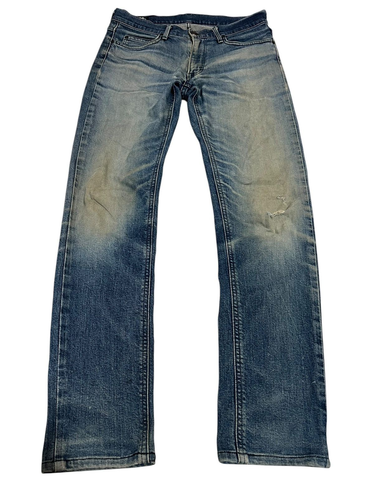 If Six Was Nine × Japanese Brand × Lee 🌈Lee Riders Distressed Mud Wash Jean Size US 29 - 1 Thumbnail