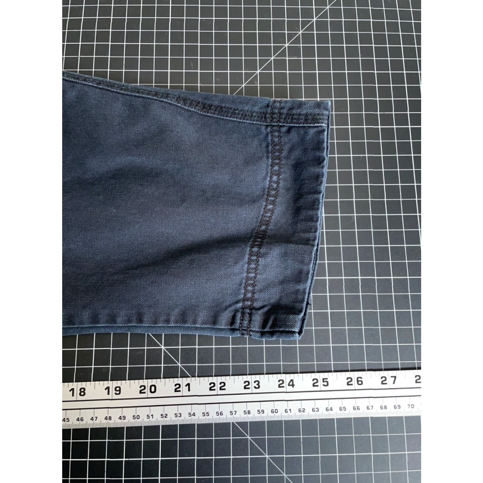 Free People VINTAGE Free People Women's Cropped Denim Pants Fall 90s Grunge Hipster Black 32 x 24.5 Size 24" / US 00 / IT 34 - 6 Thumbnail