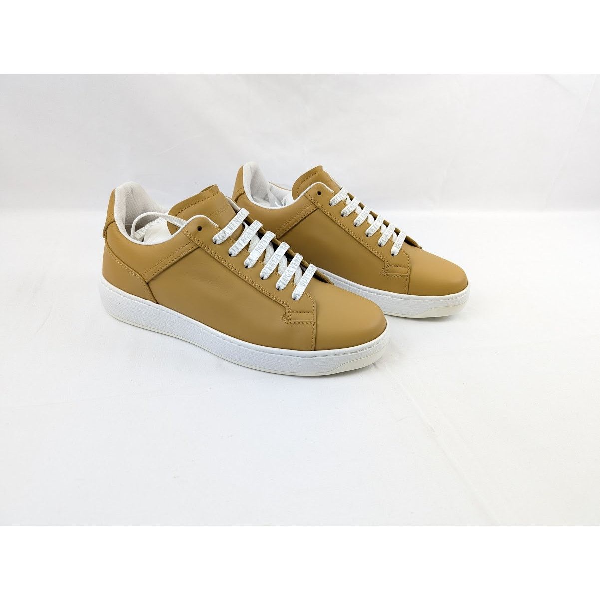 Bottega Veneta o1rshd1 Bolt Calf Sneaker Pelle S.GOMM in Butterscotch Size US 7 / EU 40 - 13 Thumbnail
