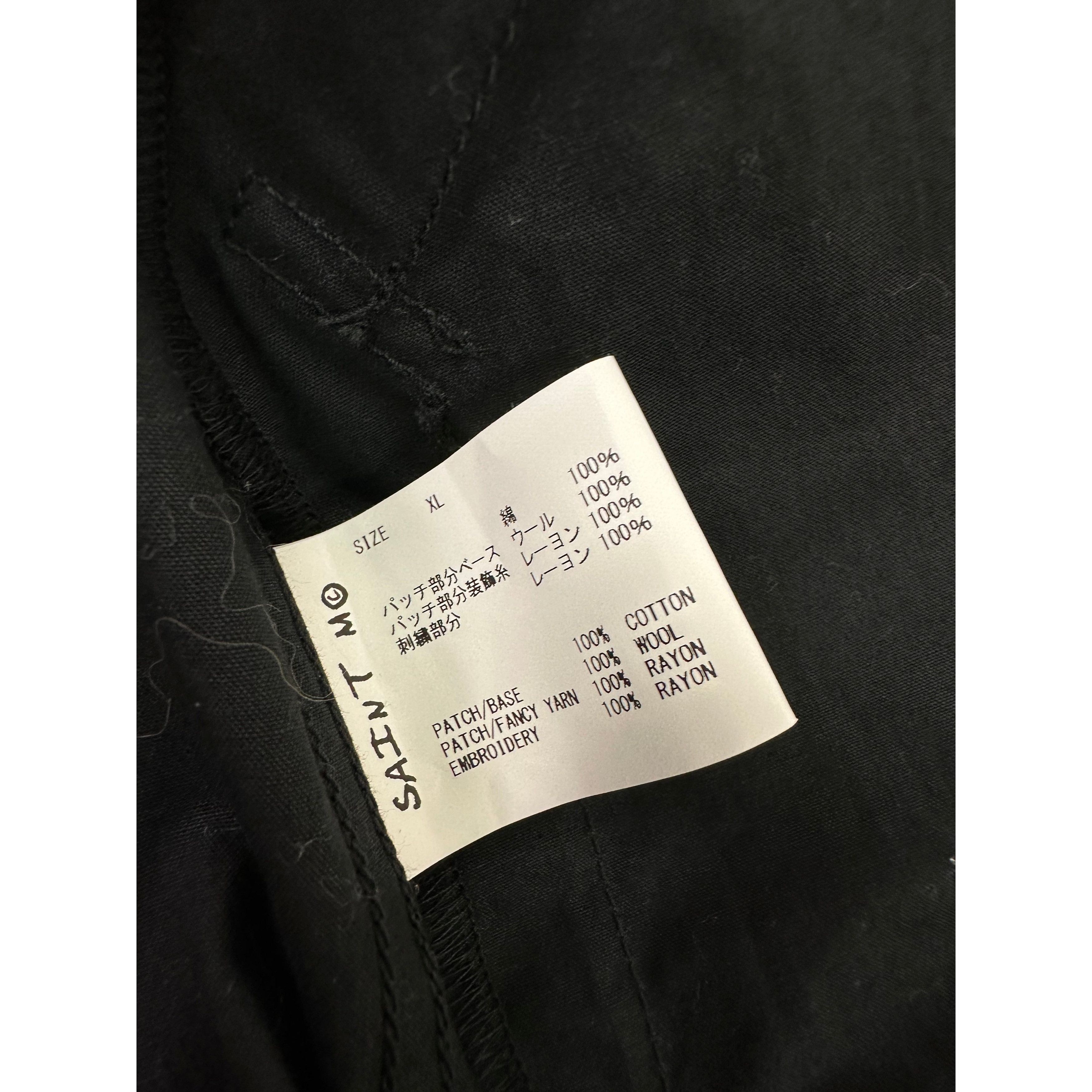 Saint Michael SAINT TEARS 'CHOSE YOUR SAVIOR' CHAIN-STITCHED COACH JACKET Size US XL / EU 56 / 4 - 15 Thumbnail