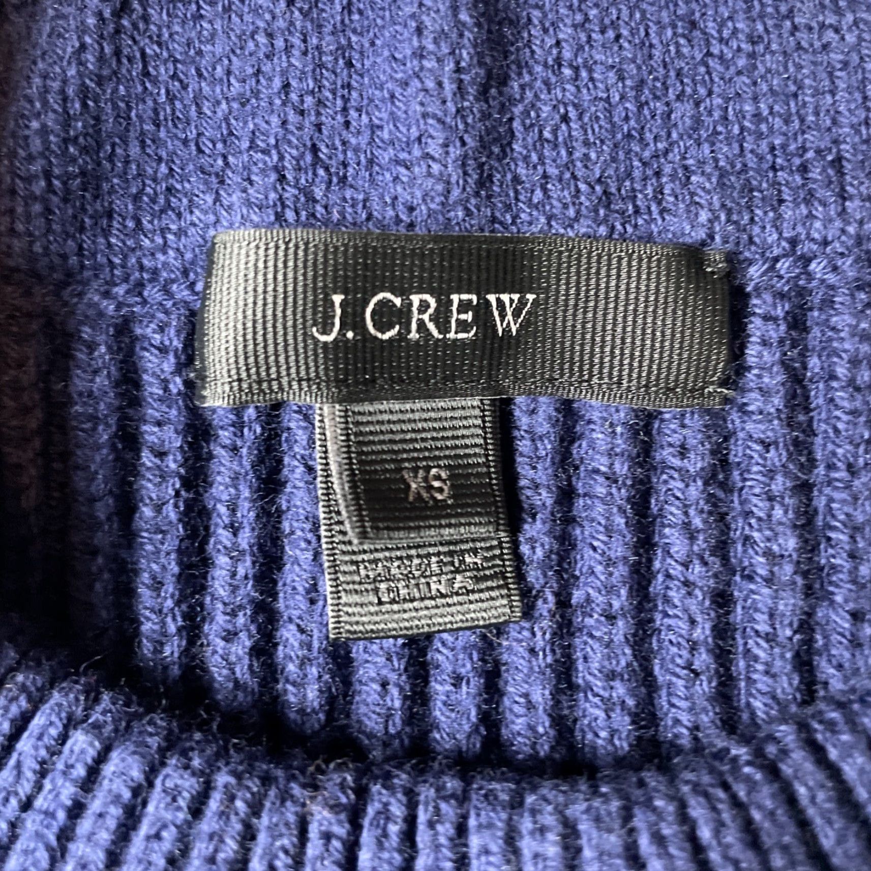 J.Crew VINTAGE J. Crew Sweater Women XS Tunic Vest merino wool blend knit Preppy Blue Old Money Size XS / US 0-2 / IT 36-38 - 3 Thumbnail