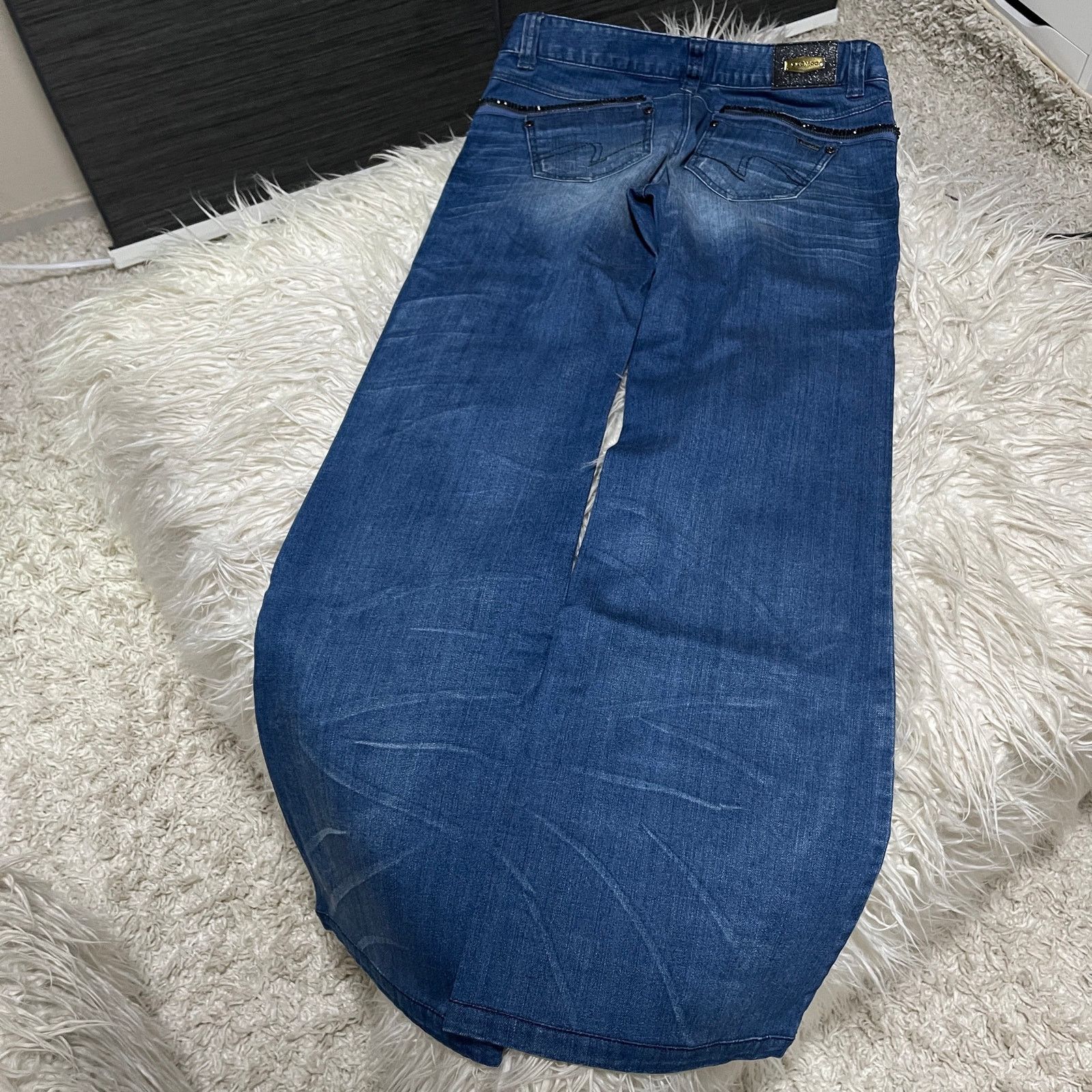 Hysteric Glamour × Japanese Brand × Vintage Vintage Japanese Brand Faded Low-rise Bootcut Denim Jeans Size US 30 / EU 46 - 9 Thumbnail