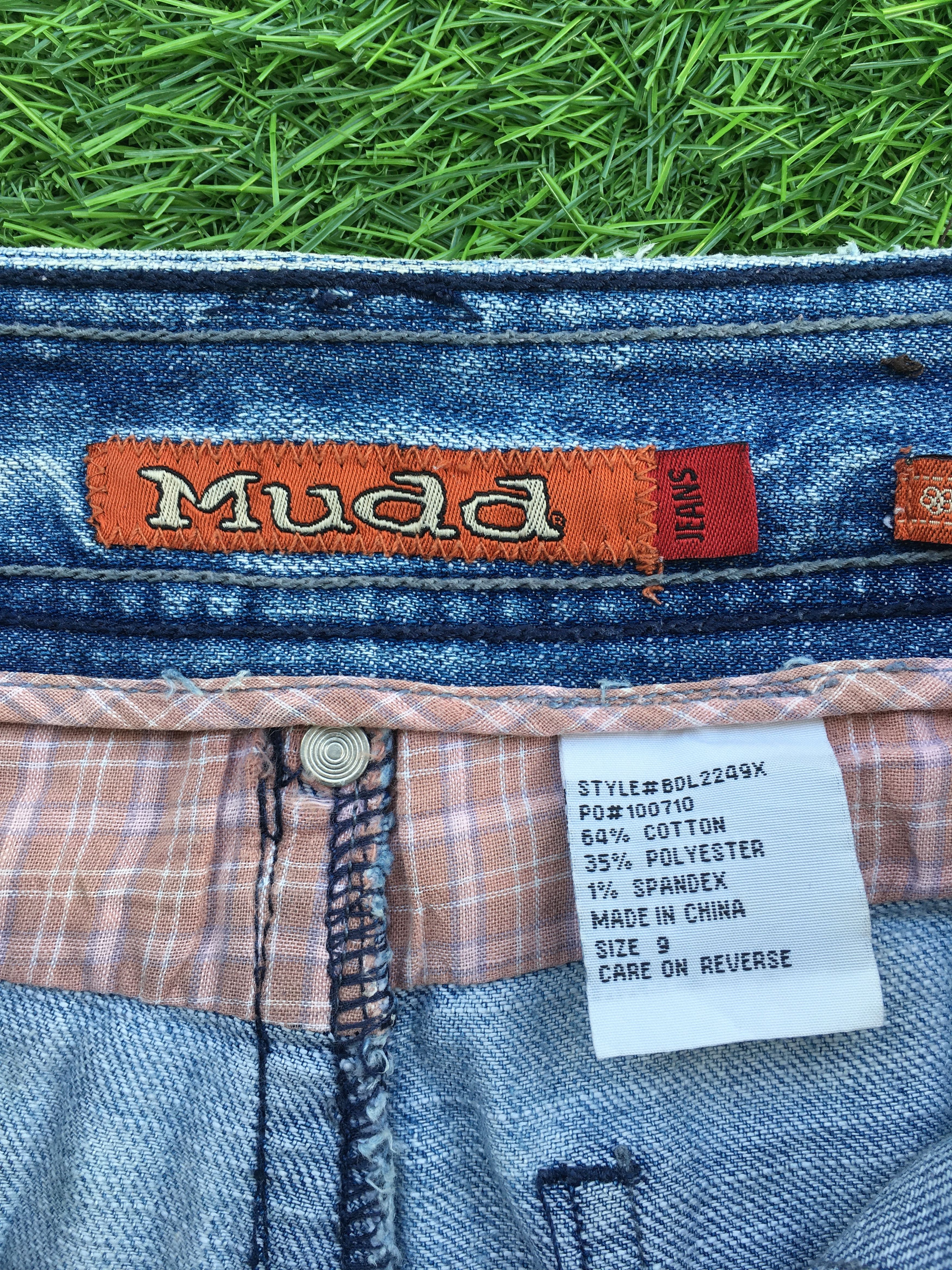 Designer × Jean Low Waist Distressed Bootcut Flare Jeans D-949 Size 28" / US 6 / IT 42 - 10 Thumbnail