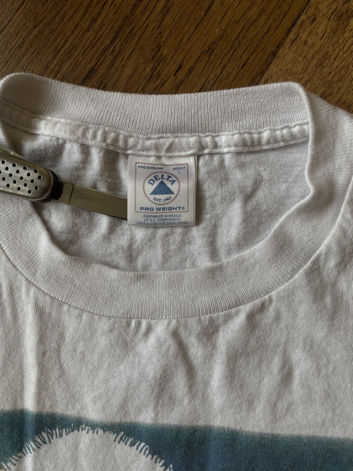 Delta × Vintage Vintage Merch 1999y. tee Morehead Inc. Size US L / EU 52-54 / 3 - 6 Thumbnail