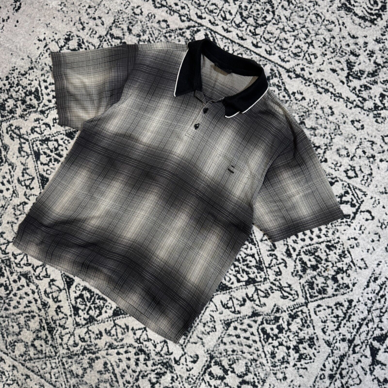 Carlo Colucci × Vintage Vintage Carlo Colluci Unisex Gray Cotton Polo Shirt Size L Size US L / EU 52-54 / 3 - 2 Thumbnail