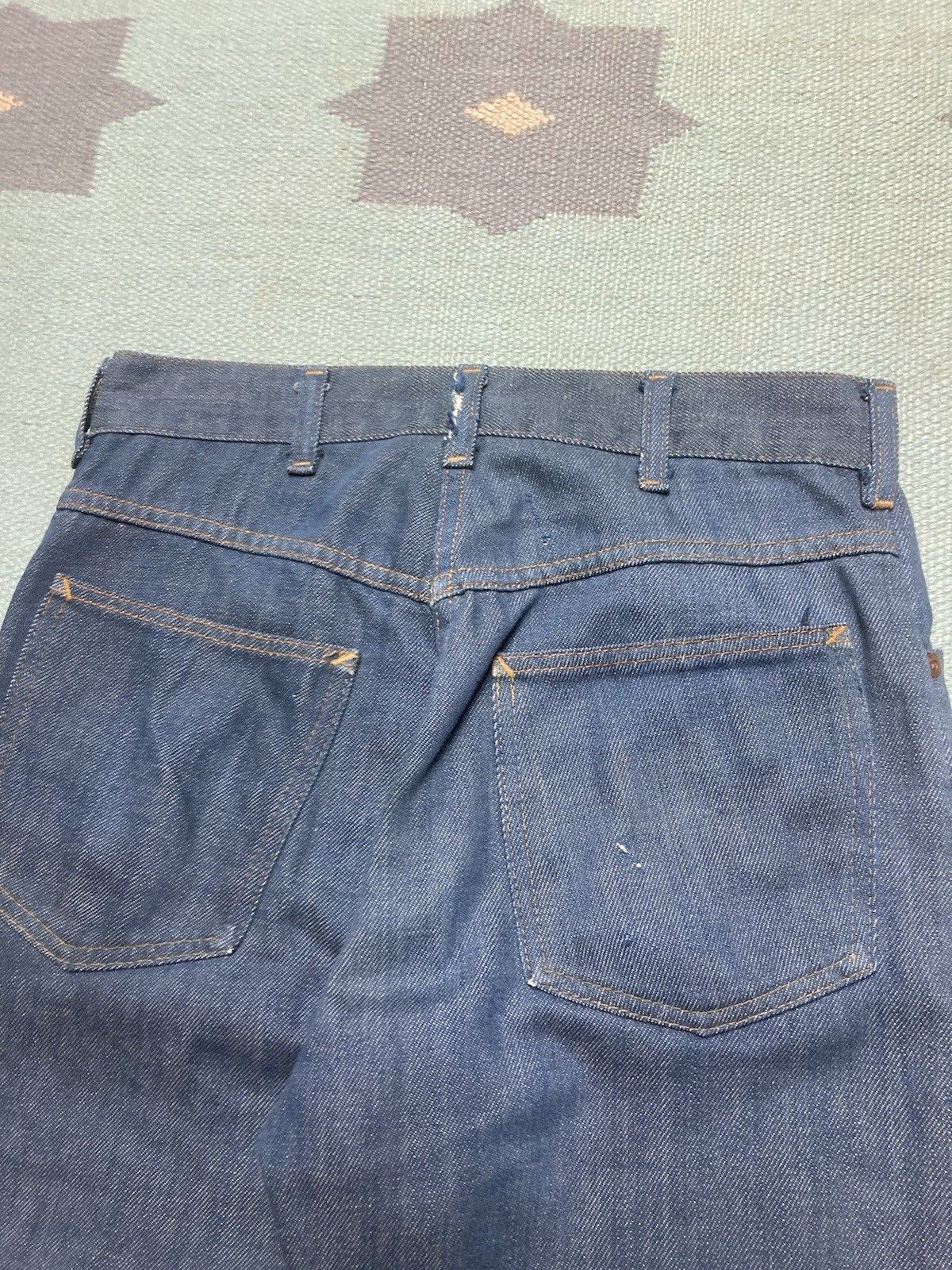 Vintage 70s denim jeans Ranchcraft JCPenney dark straight leg 28x28 Size US 28 / EU 44 - 10 Thumbnail