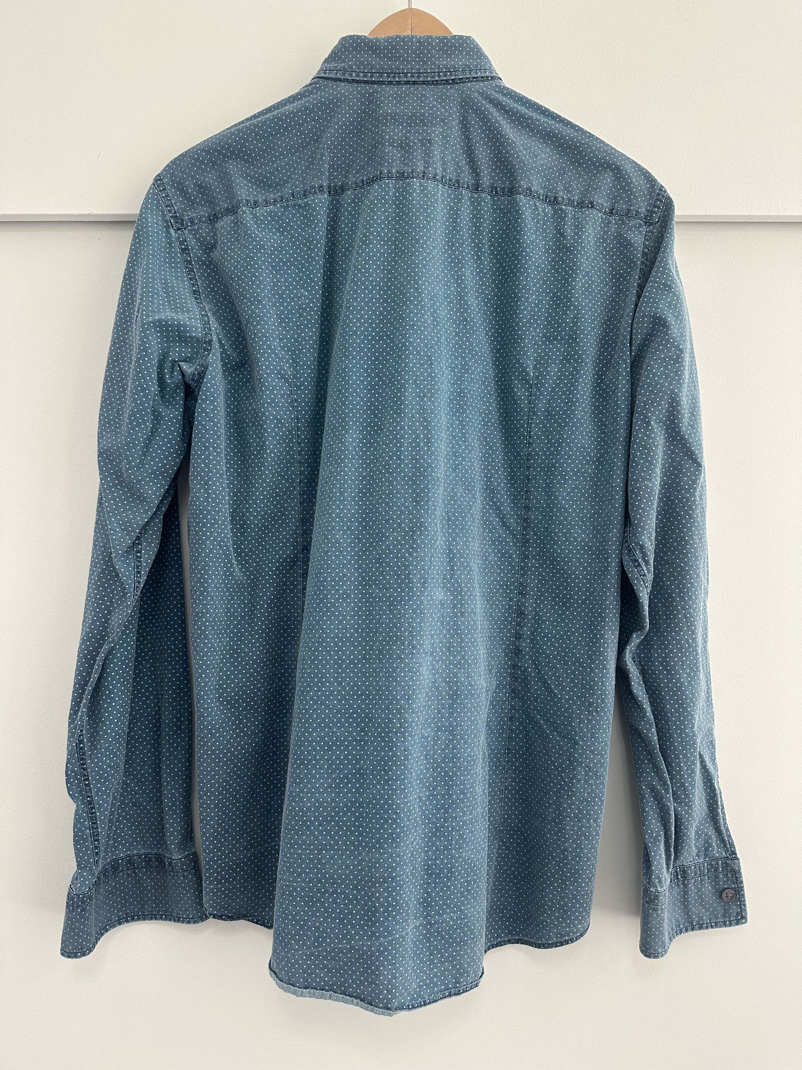 Hugo Boss Polka Dot Western Button Down Size US M / EU 48-50 / 2 - 3 Thumbnail