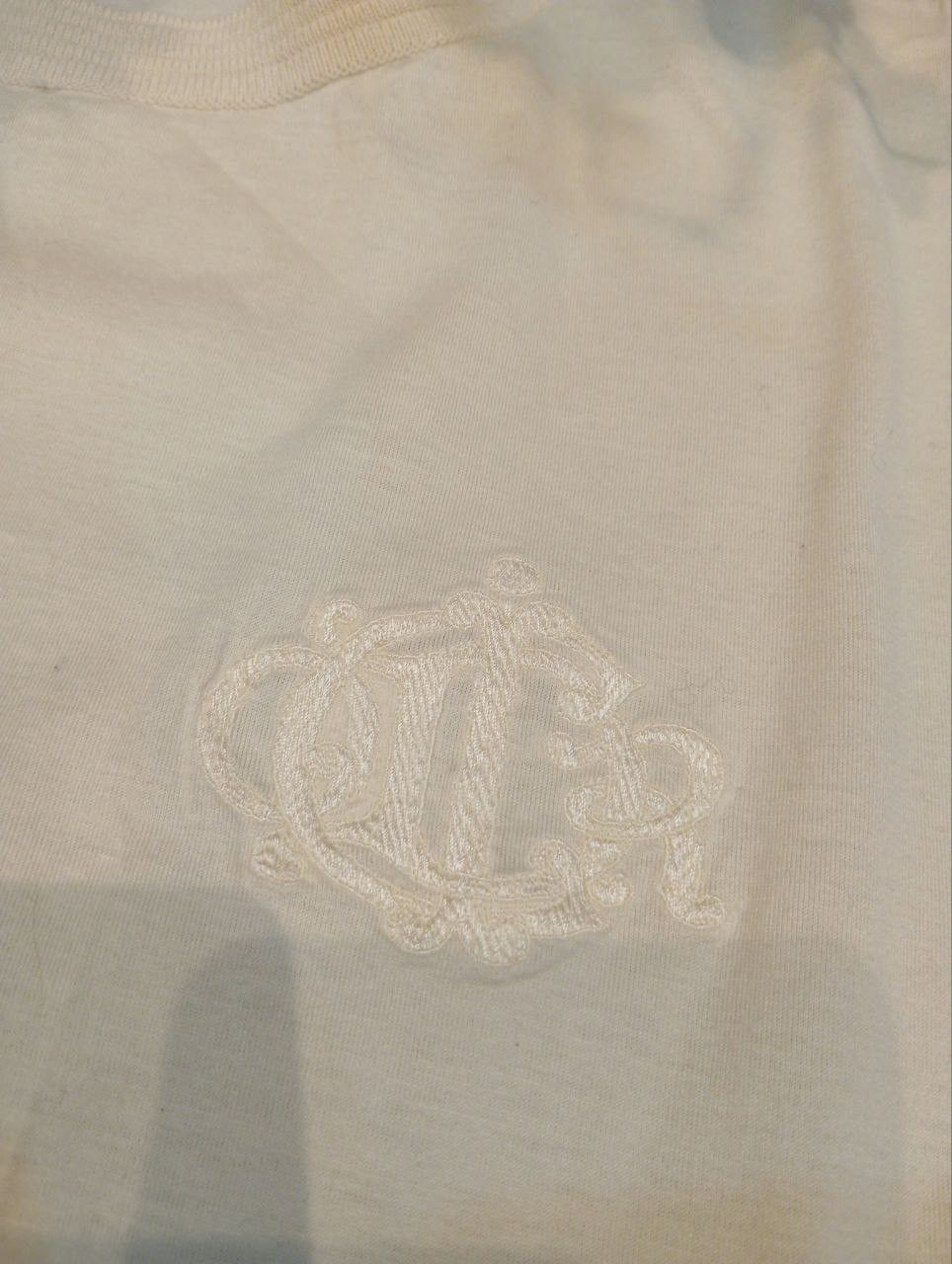Christian Dior Monsieur CHRISTIAN DIOR CROPPED TOPS - SIZE M CREAM Size M / US 6-8 / IT 42-44 - 4 Thumbnail