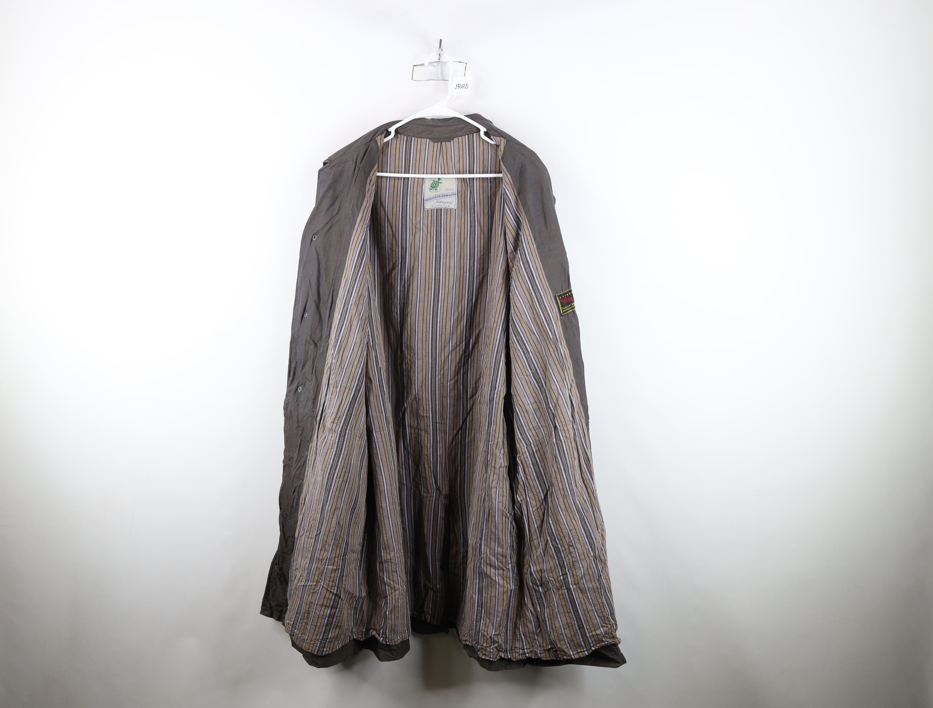 Vintage Vintage 50s 60s Streetwear Trench Coat Rain Jacket Gray USA Size US XXL / EU 58 / 5 - 9 Thumbnail