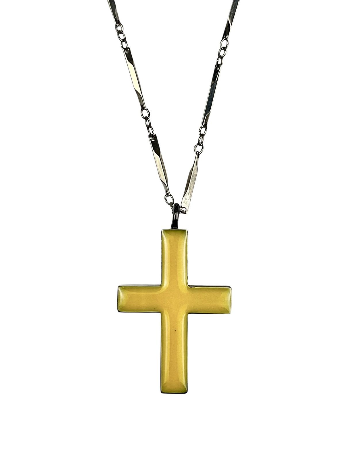 Undercover Undercover Cross Heaven Hell Silver Necklace | Grailed