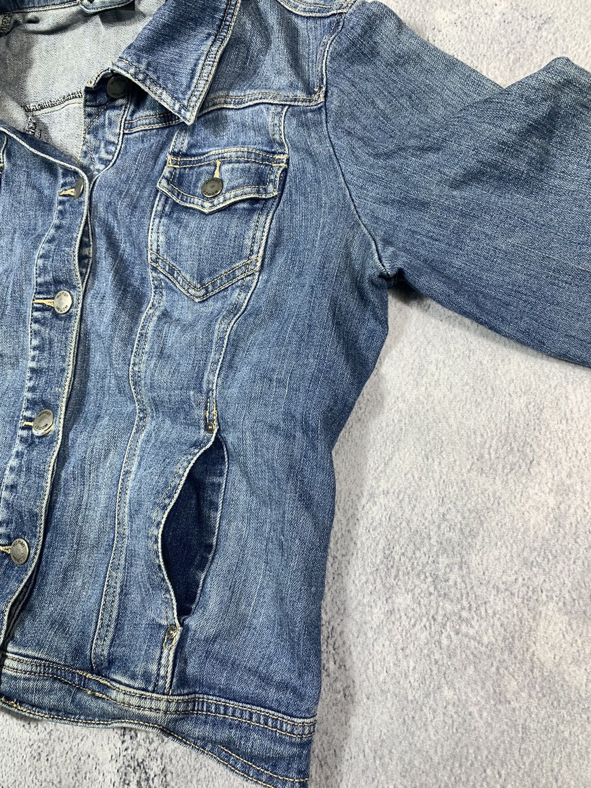 Japanese Brand × Vintage Vintage Y2K Japanese Denim Jacket jeans retro style Size M / US 6-8 / IT 42-44 - 8 Thumbnail