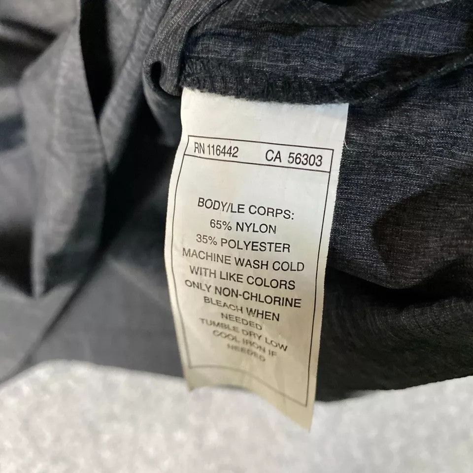Zine Zine Windbreaker Jacket Men's XS 1/2 Zip Hooded Gray Nylon Size US XS / EU 42 / 0 - 4 Thumbnail