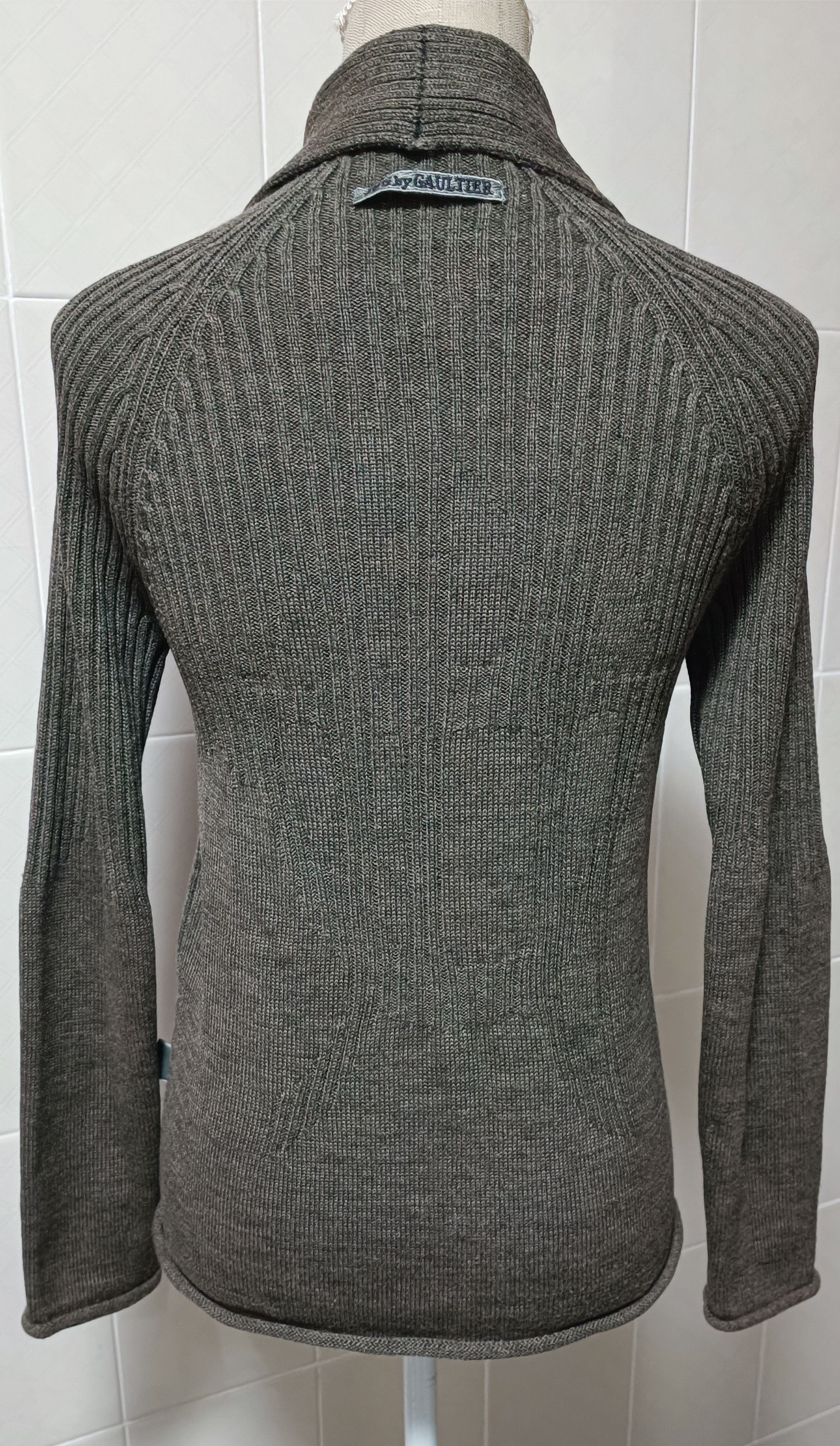 Jean Paul Gaultier 90's - Mink color wool cardigan Size S / US 4 / IT 40 - 17 Thumbnail