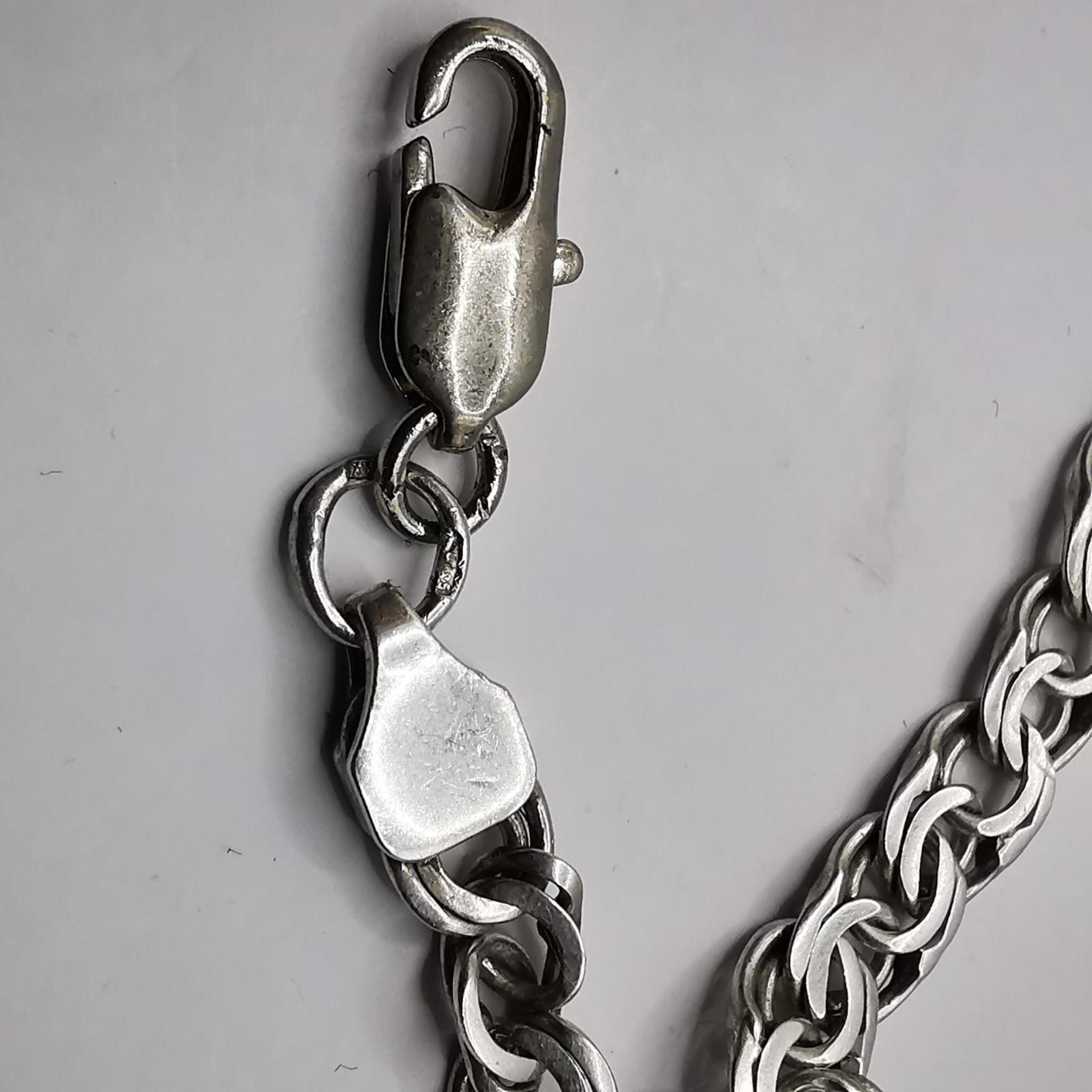 Vintage Vintage Jewelry Chain, 925 Sterling Silver, Signed 24.11g Size ONE SIZE - 8 Thumbnail