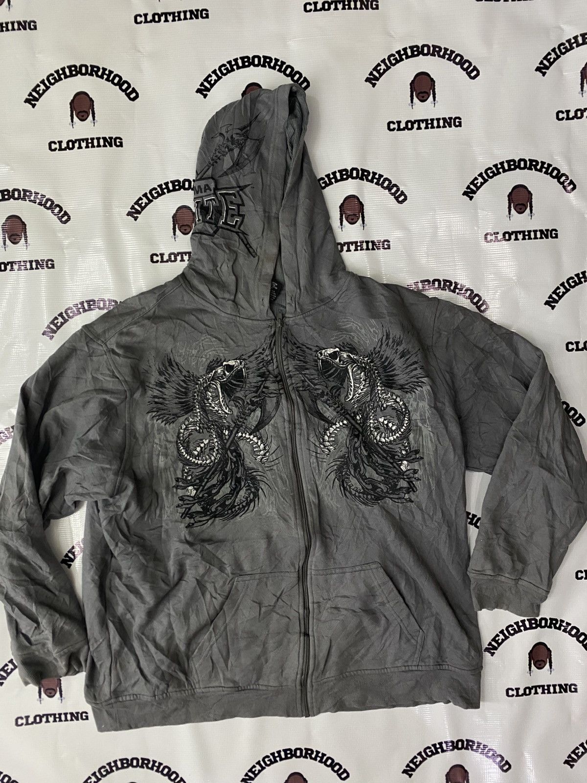 Tapout MMA ELITE Y2K HOODIE. Size US XXL / EU 58 / 5 - 2 Thumbnail