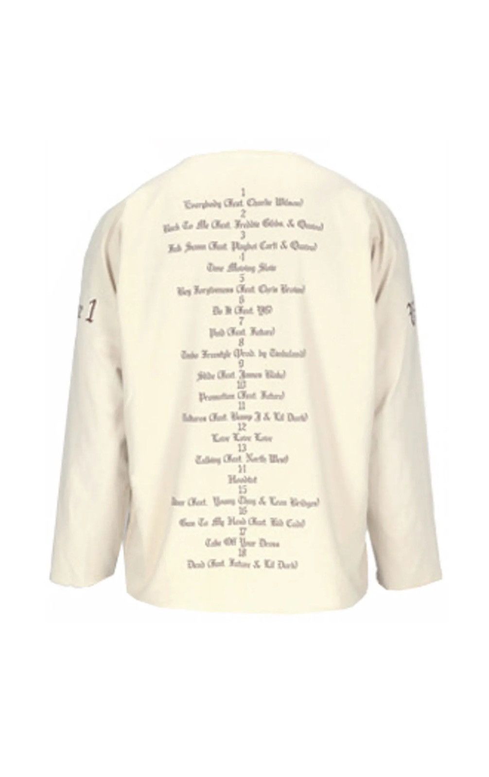 Yeezy YZY Vultures long Sleeve Tee Size US M / EU 48-50 / 2 - 2 Thumbnail