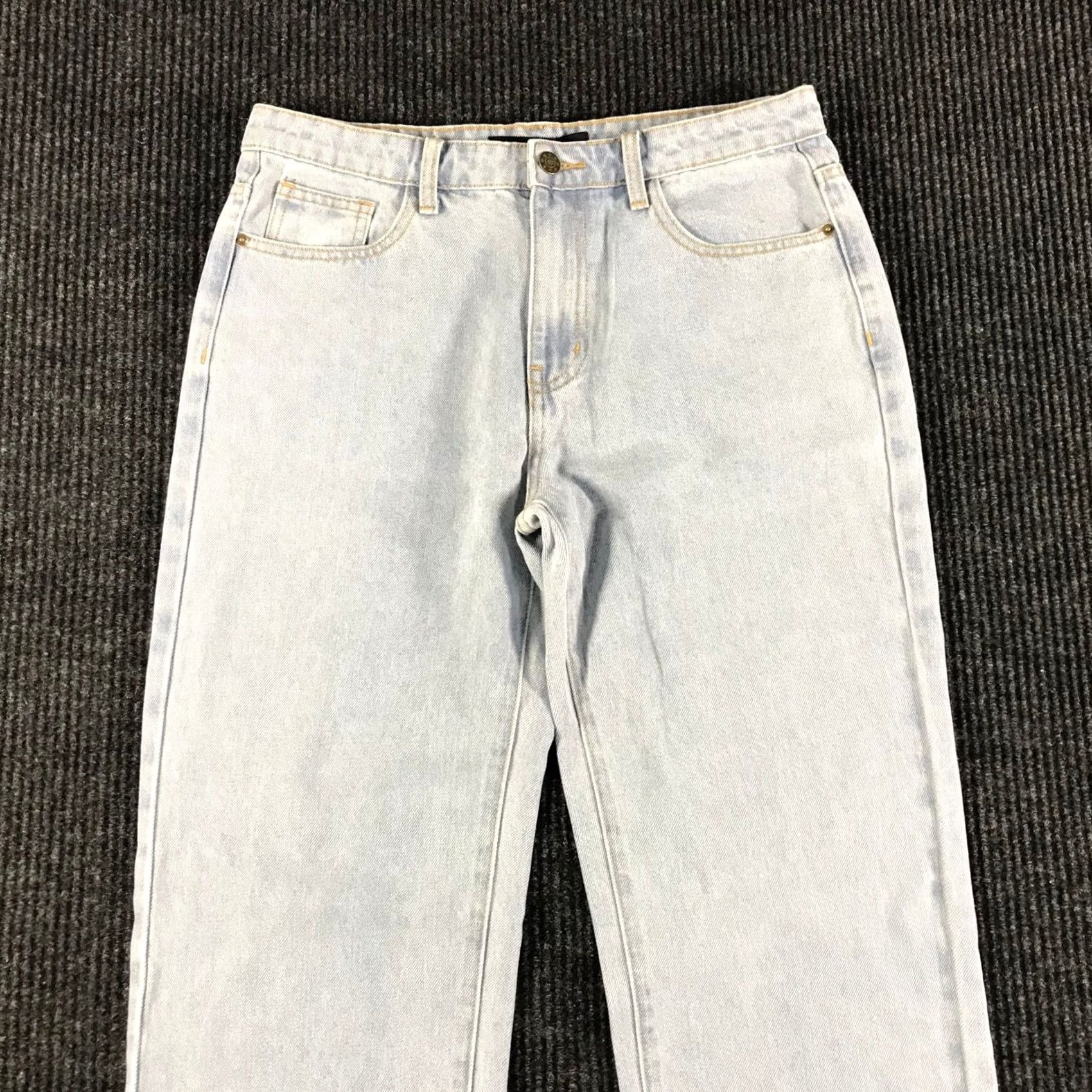Lioness VINTAGE Lioness Alabama Jeans Light Denim High Rise Straight Slit Size S NEW Size 27" / US 4 / IT 40 - 2 Thumbnail