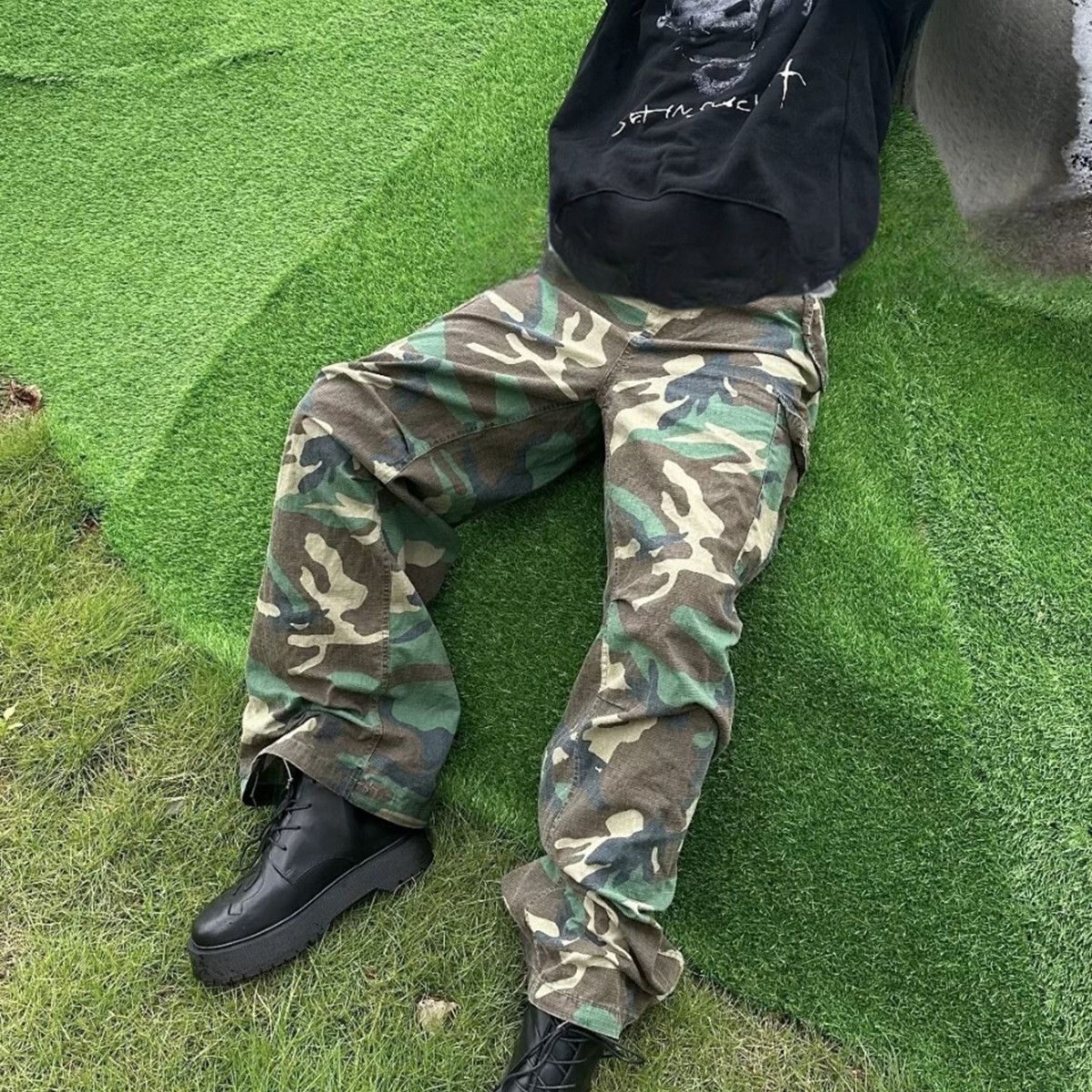 Japanese Brand × Jean Streetwear Multi-pockets Baggy Camouflage Cargo Jeans Size US 37 - 1 Thumbnail