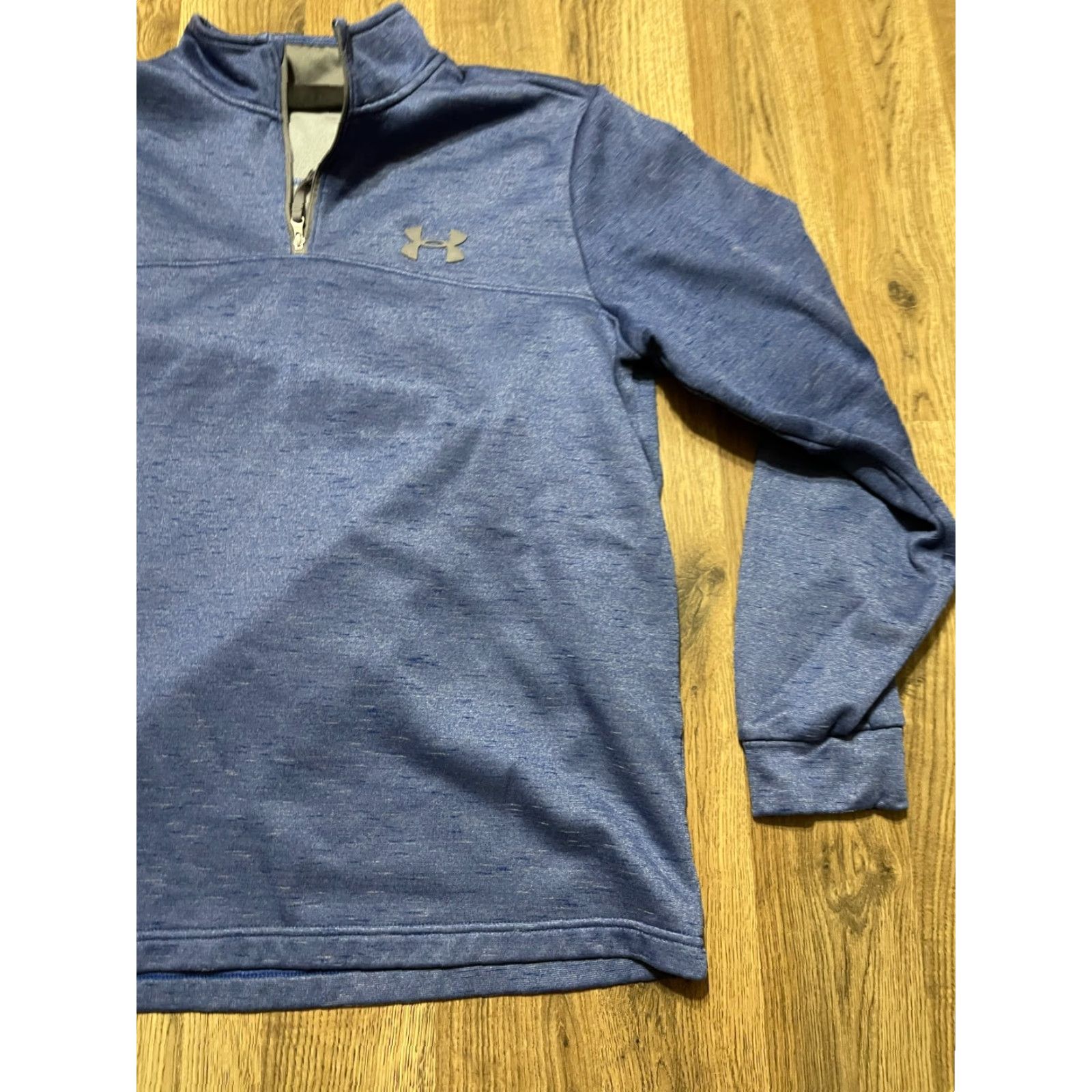 Under Armour Under armour Sweater Men's Large Blue Pullover 1/4 Zip Up ColdGear Mock Neck Long Sleeve Casual Travel Regular Mens Size US L / EU 52-54 / 3 - 4 Thumbnail
