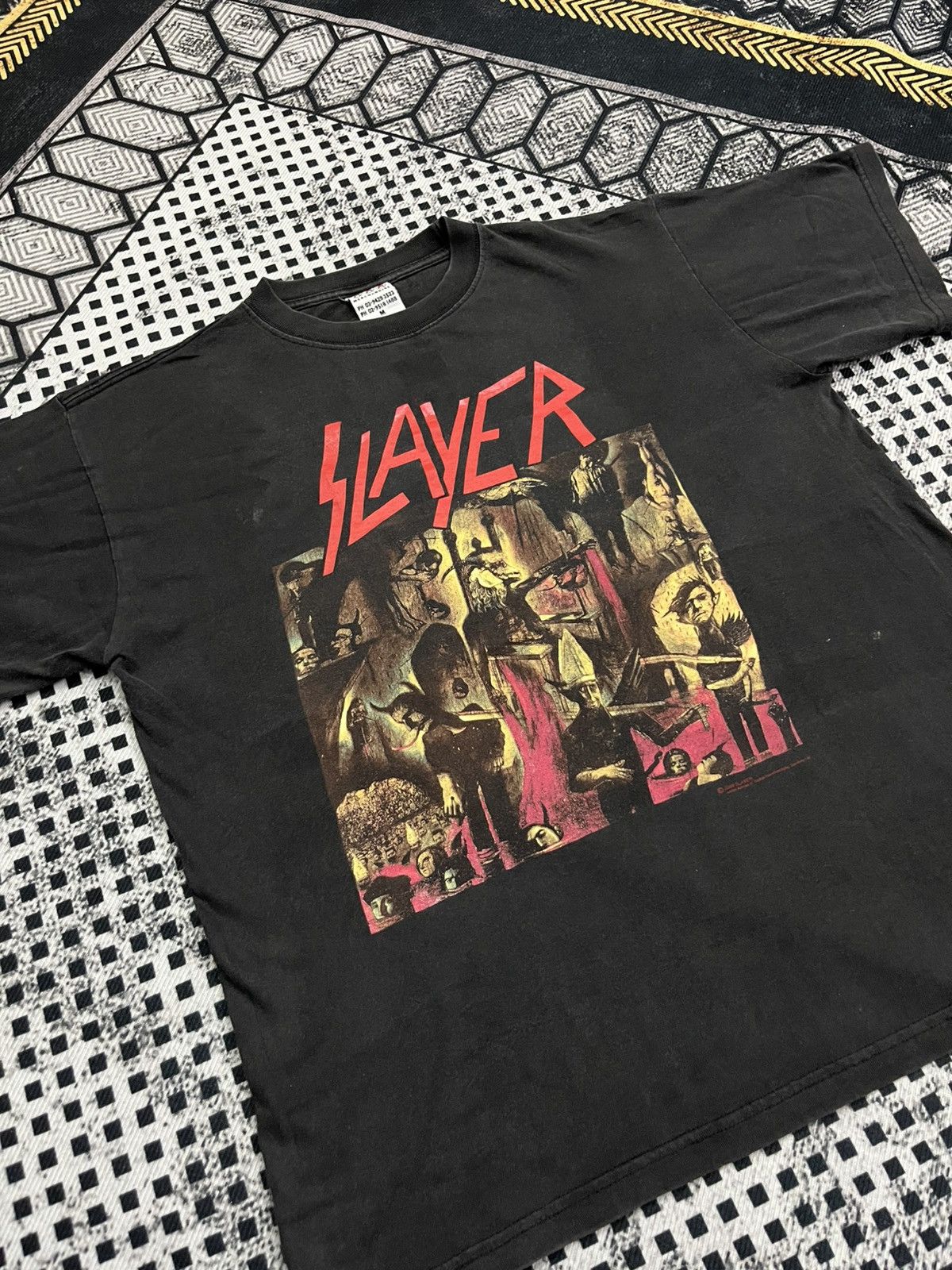 Slayer 💥Sunfade Y2K FAST SALES OFFER ME SLAYER Reign In Blood Size US M / EU 48-50 / 2 - 2 Thumbnail