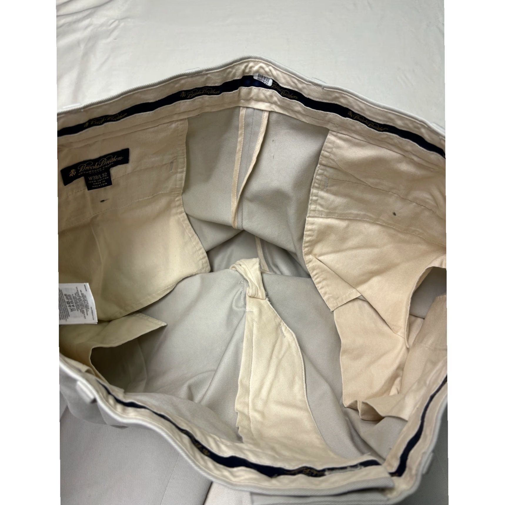Brooks Brothers Brooks Brothers Advantage Chino Elliot Pleated Mens Khaki Pants W38 L32 Cotton Chino Pants Mens Wool? Size US 38 / EU 54 - 4 Thumbnail