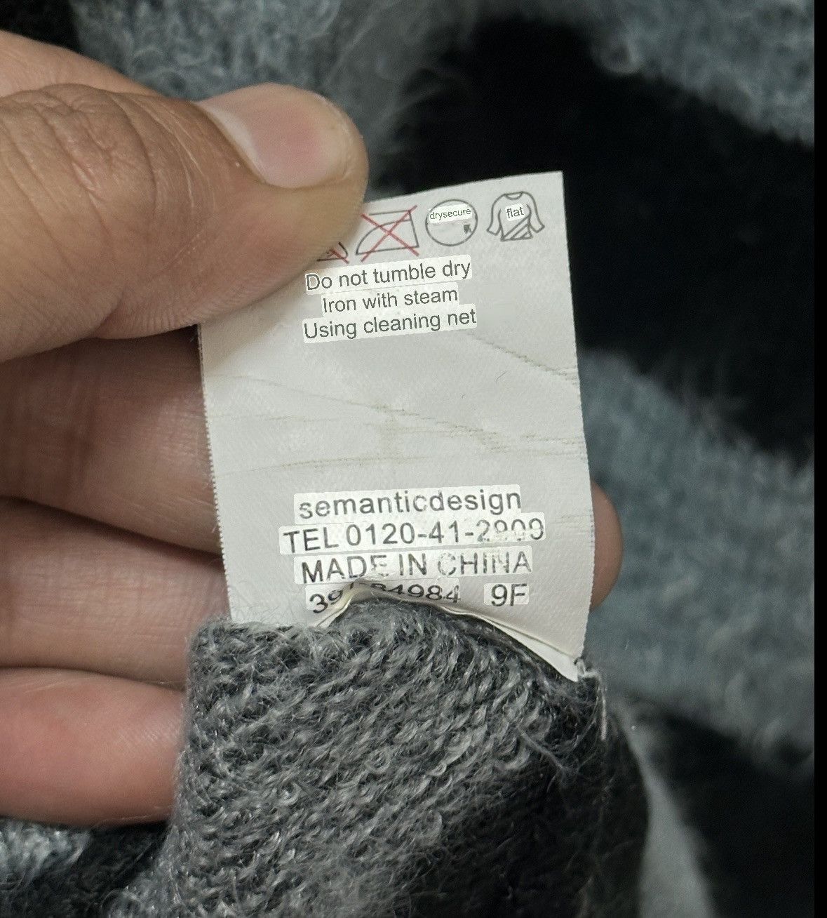 semanticdesign Semanticdesign Stripe Mohair Knitwear Size US L / EU 52-54 / 3 - 15 Thumbnail