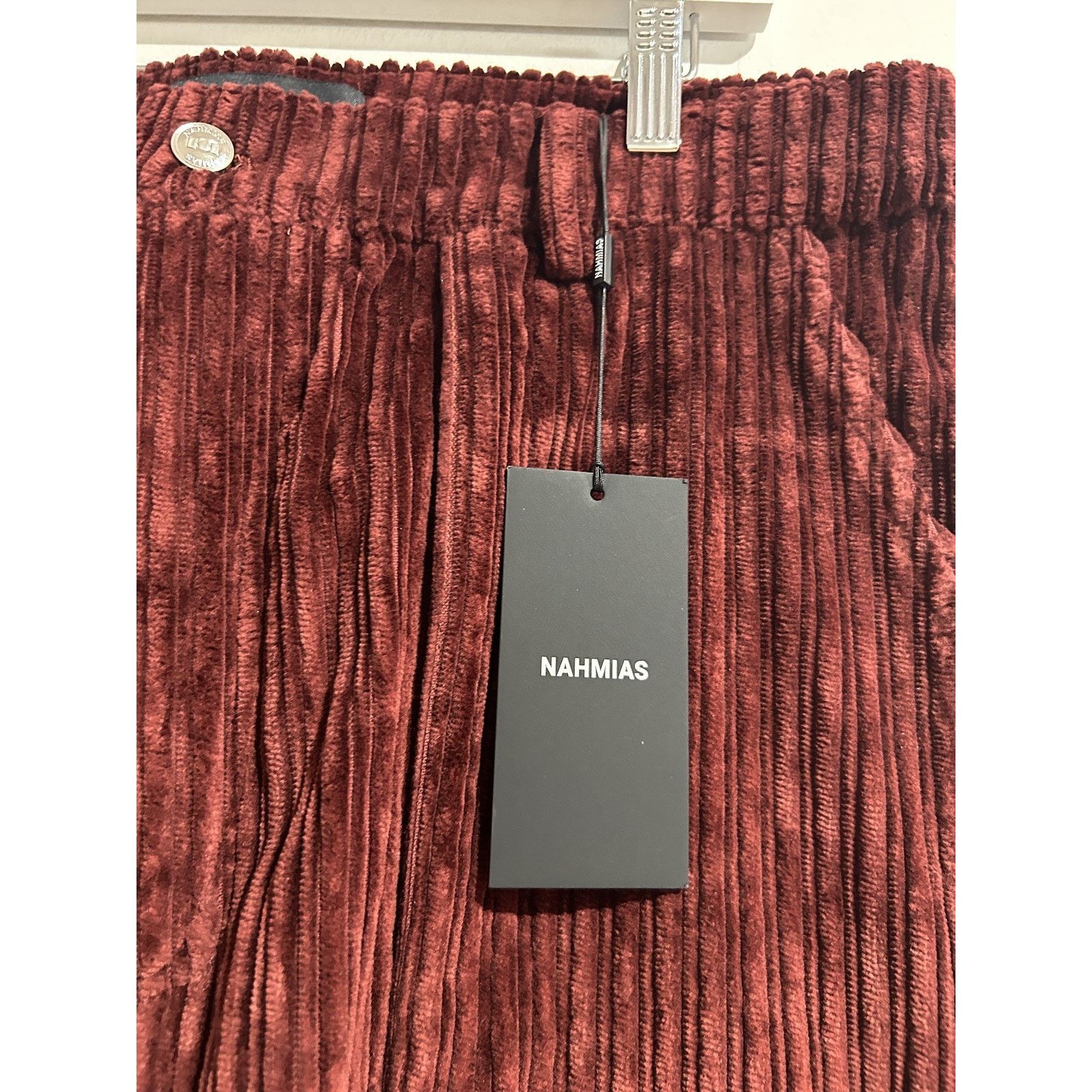 Nahmias NAHMIAS CORDUROY SAFFRON PANTS SIZE 38 NEW Size US 38 / EU 54 - 4 Thumbnail