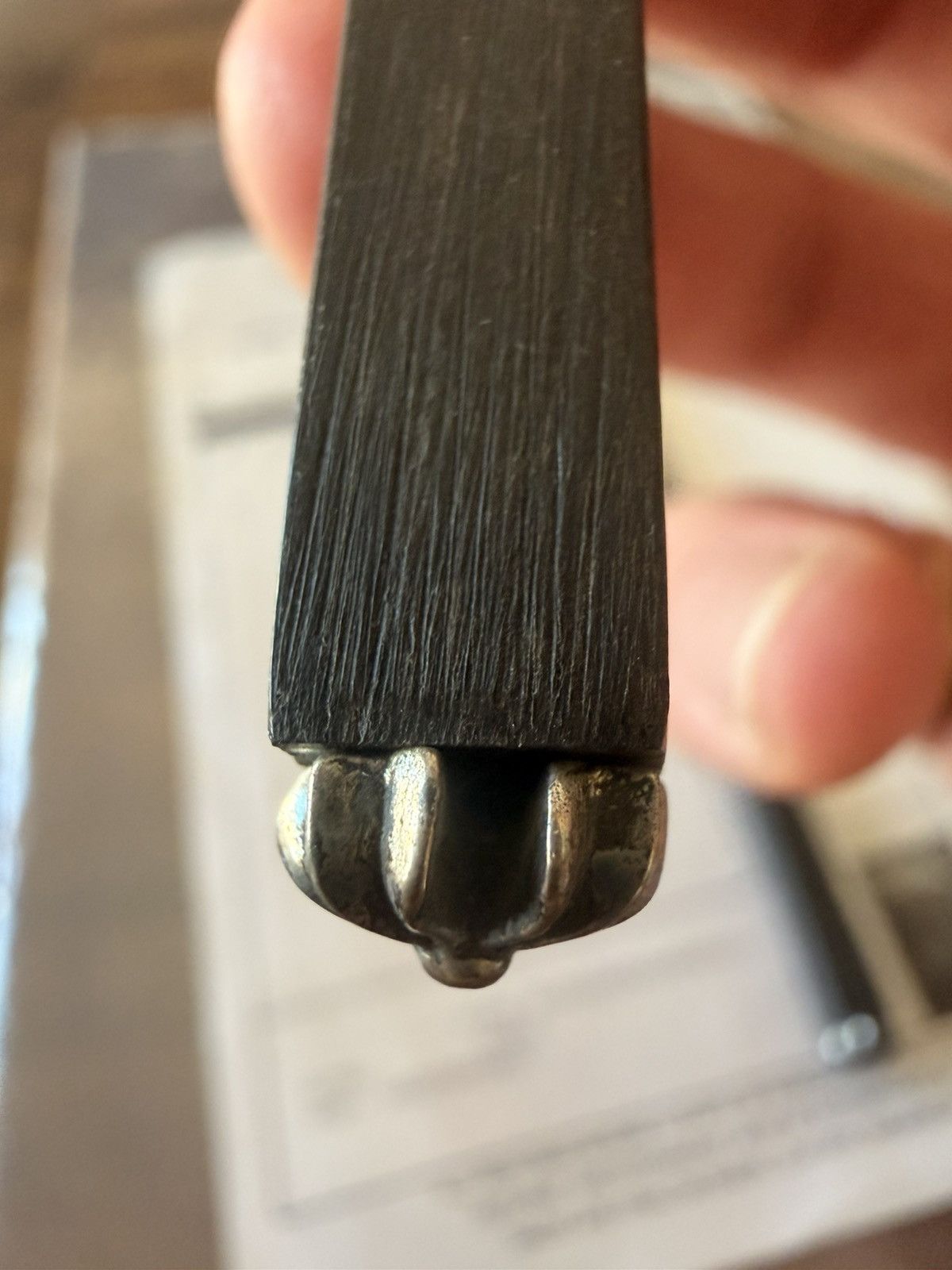 Chrome Hearts Chrome Hearts Chopsticks 100% Authentic RARE 2012 Ebony Wood Size ONE SIZE - 4 Thumbnail
