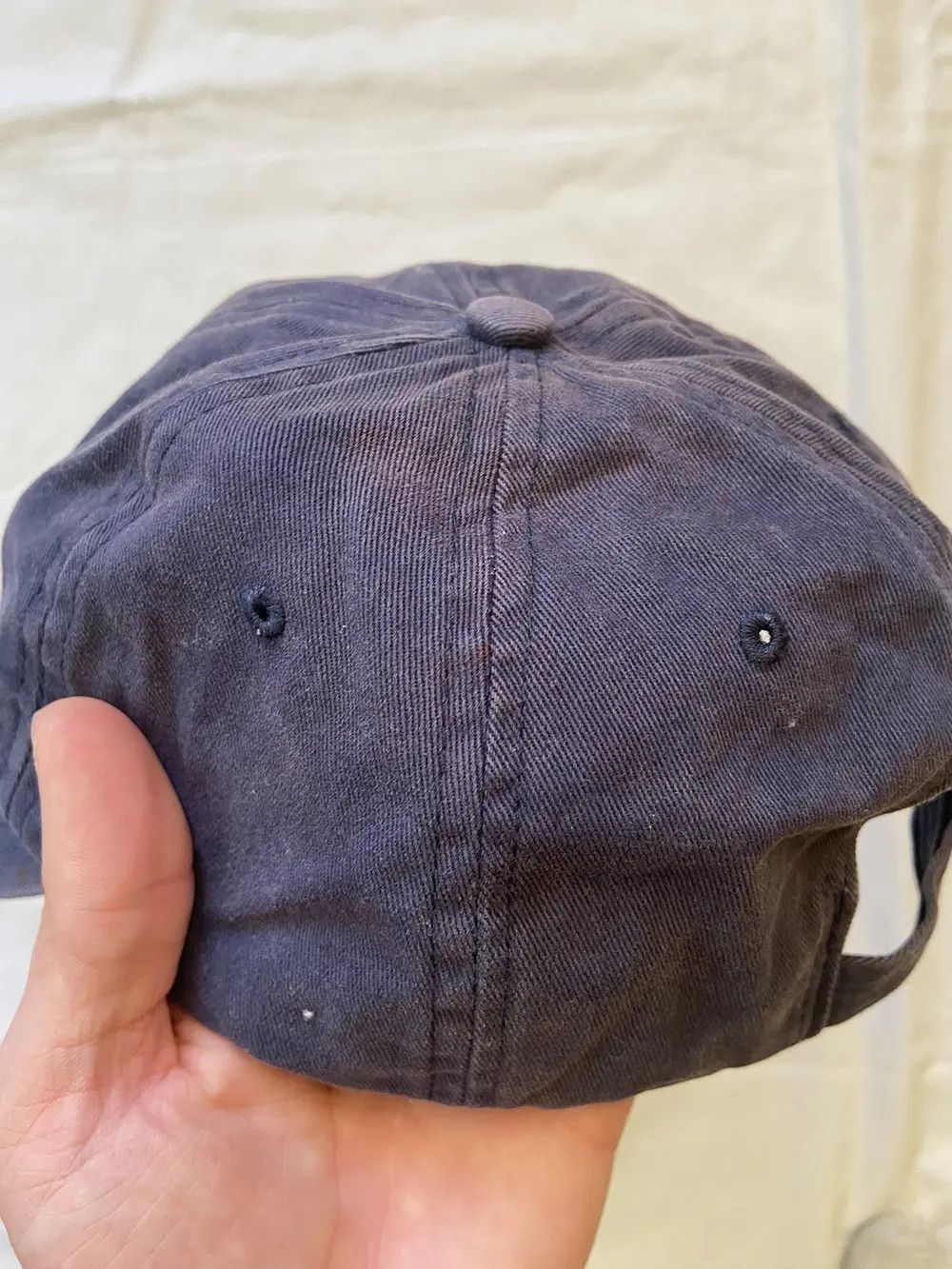 Nike 🦍VINTAGE 90s Y2K DISTRESSED NIKE DRILL FADED CAP HAT SWOOSH Size ONE SIZE - 14 Thumbnail